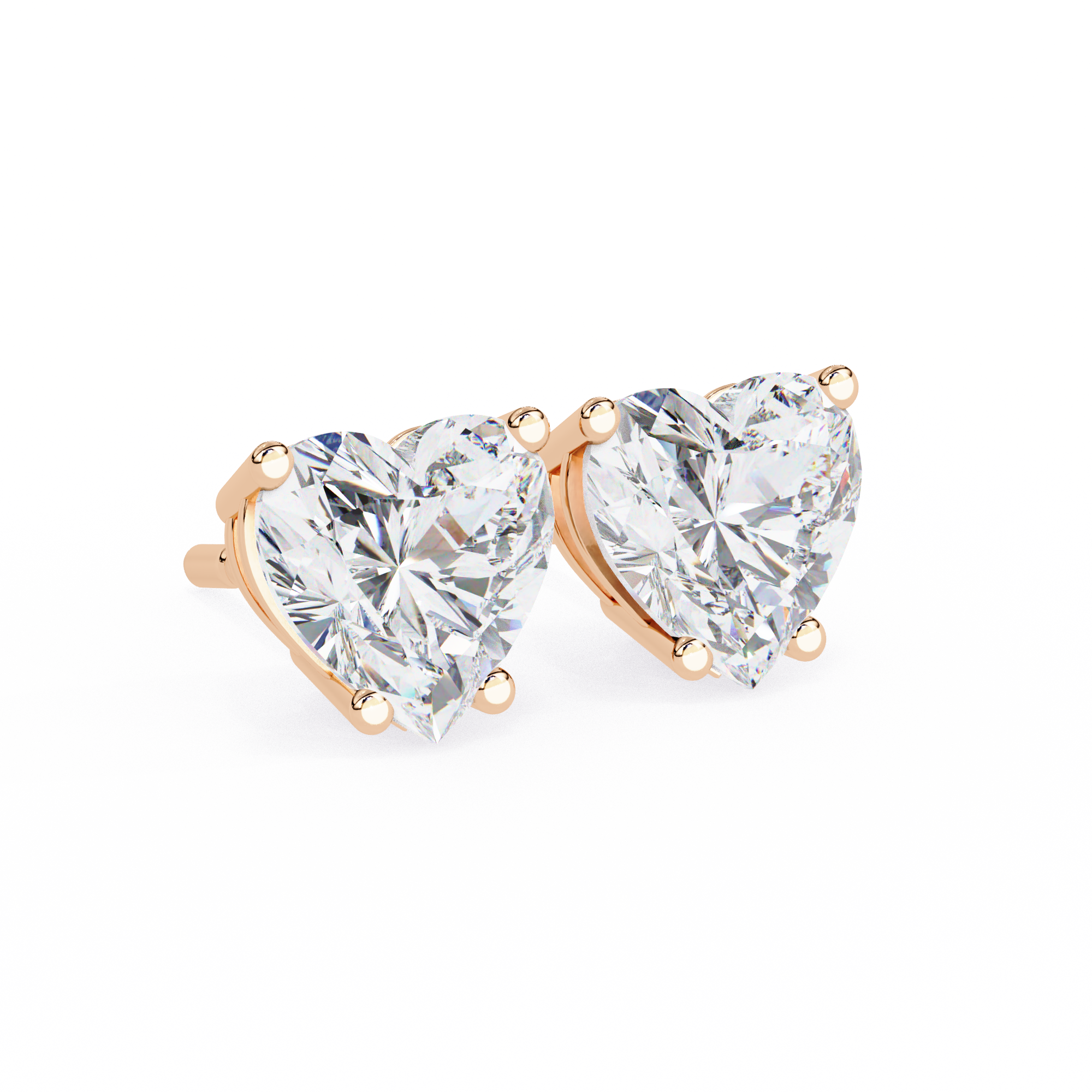 Omega Solitaire Earring