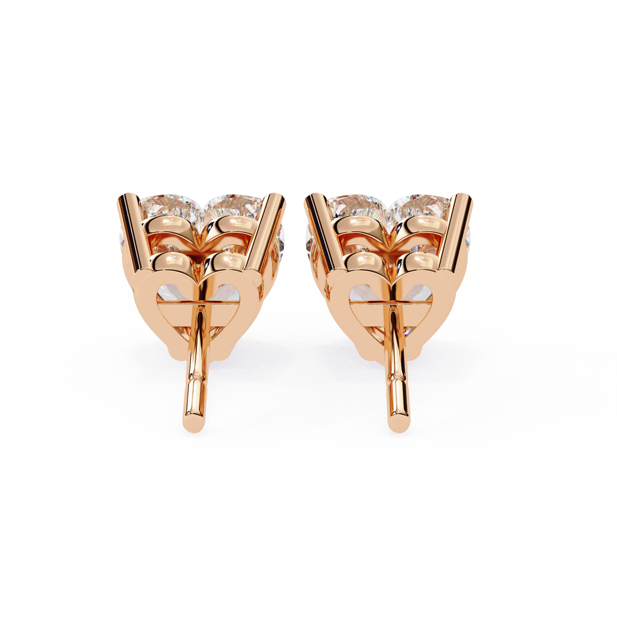 Omega Solitaire Earring