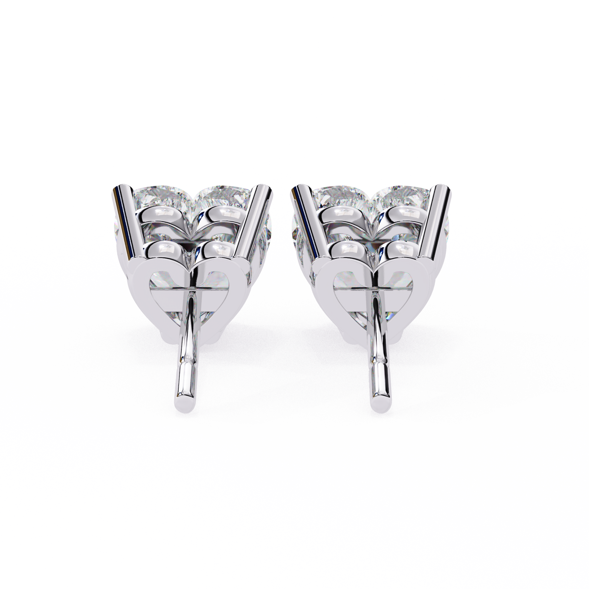 Omega Solitaire Earring