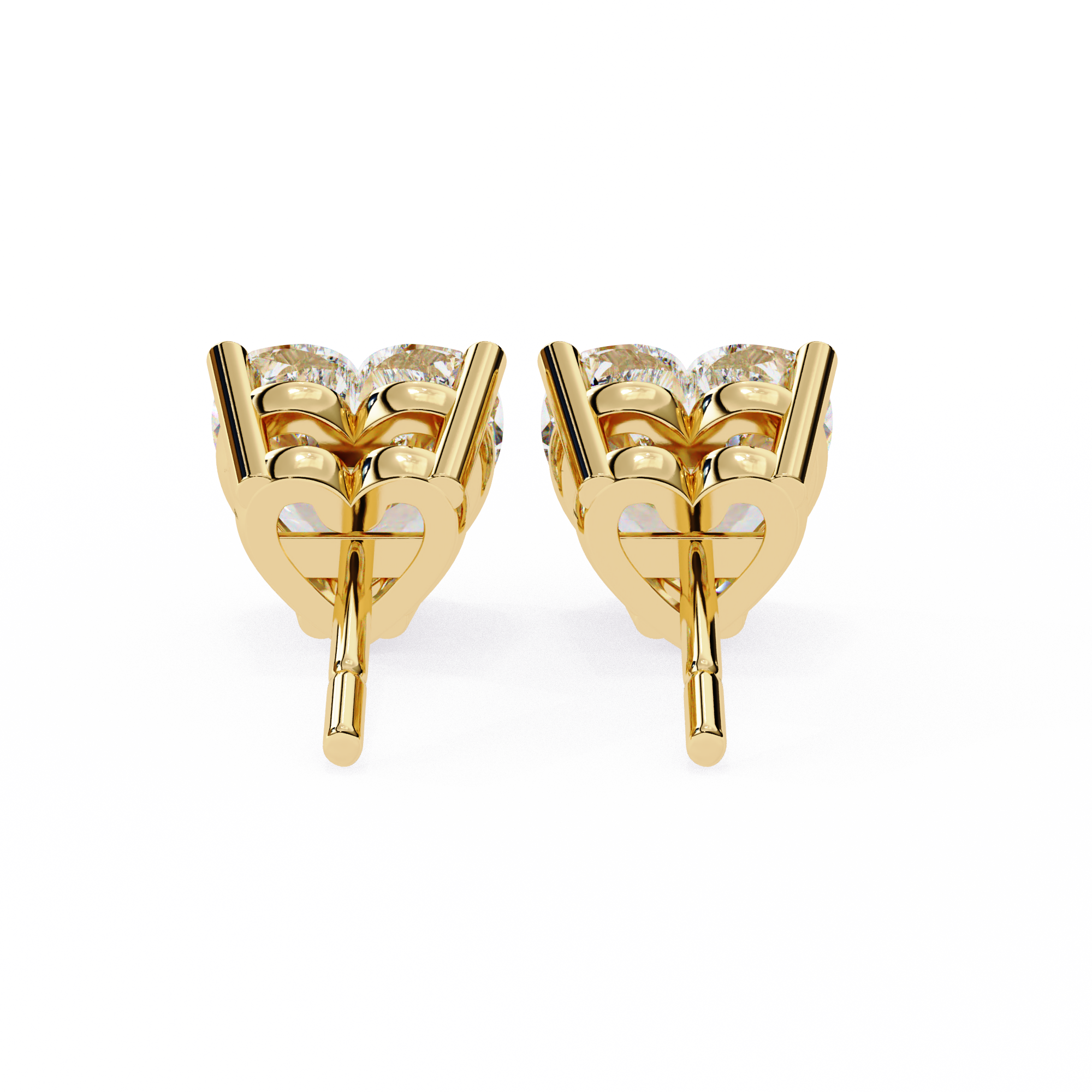 Omega Solitaire Earring