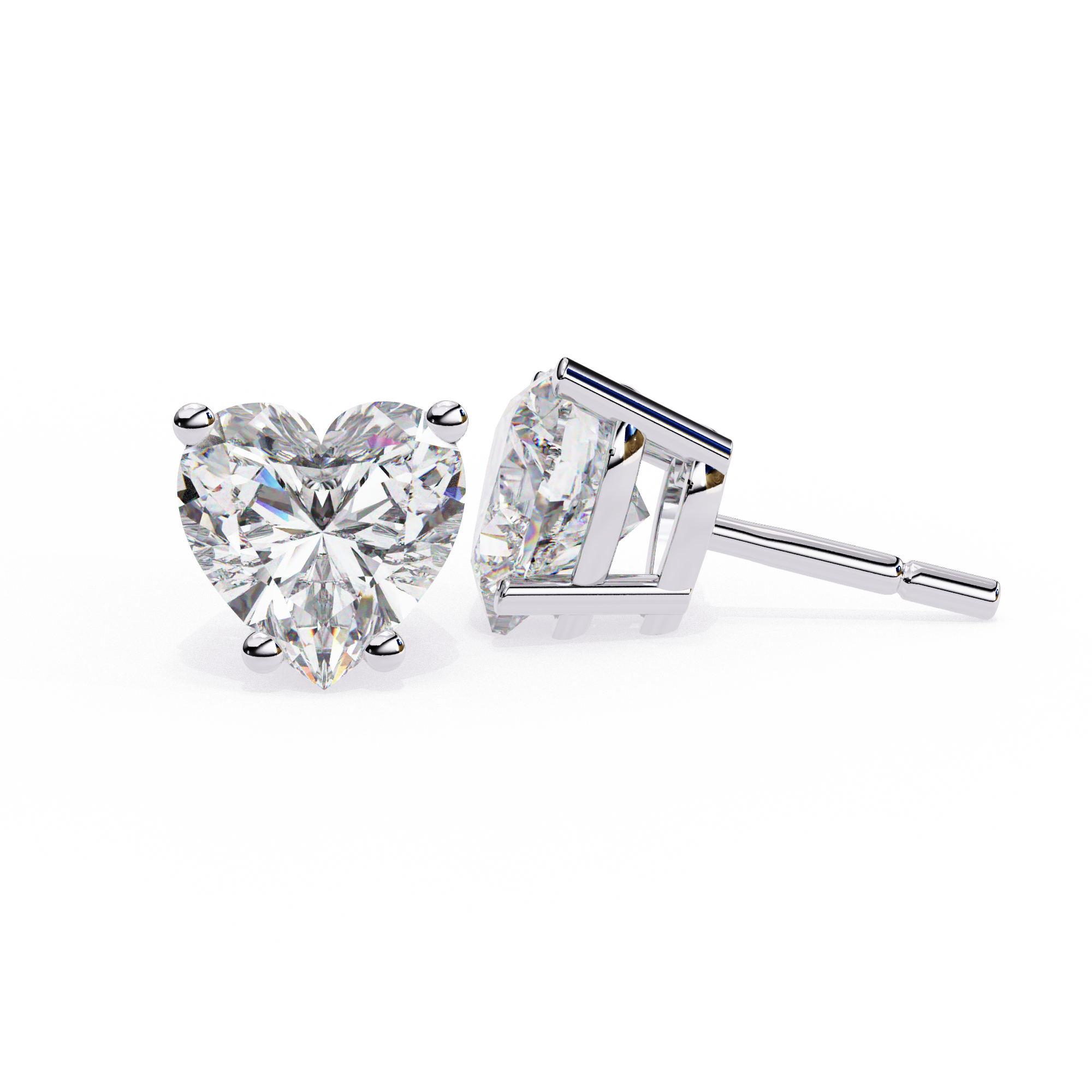 Omega Solitaire Earring