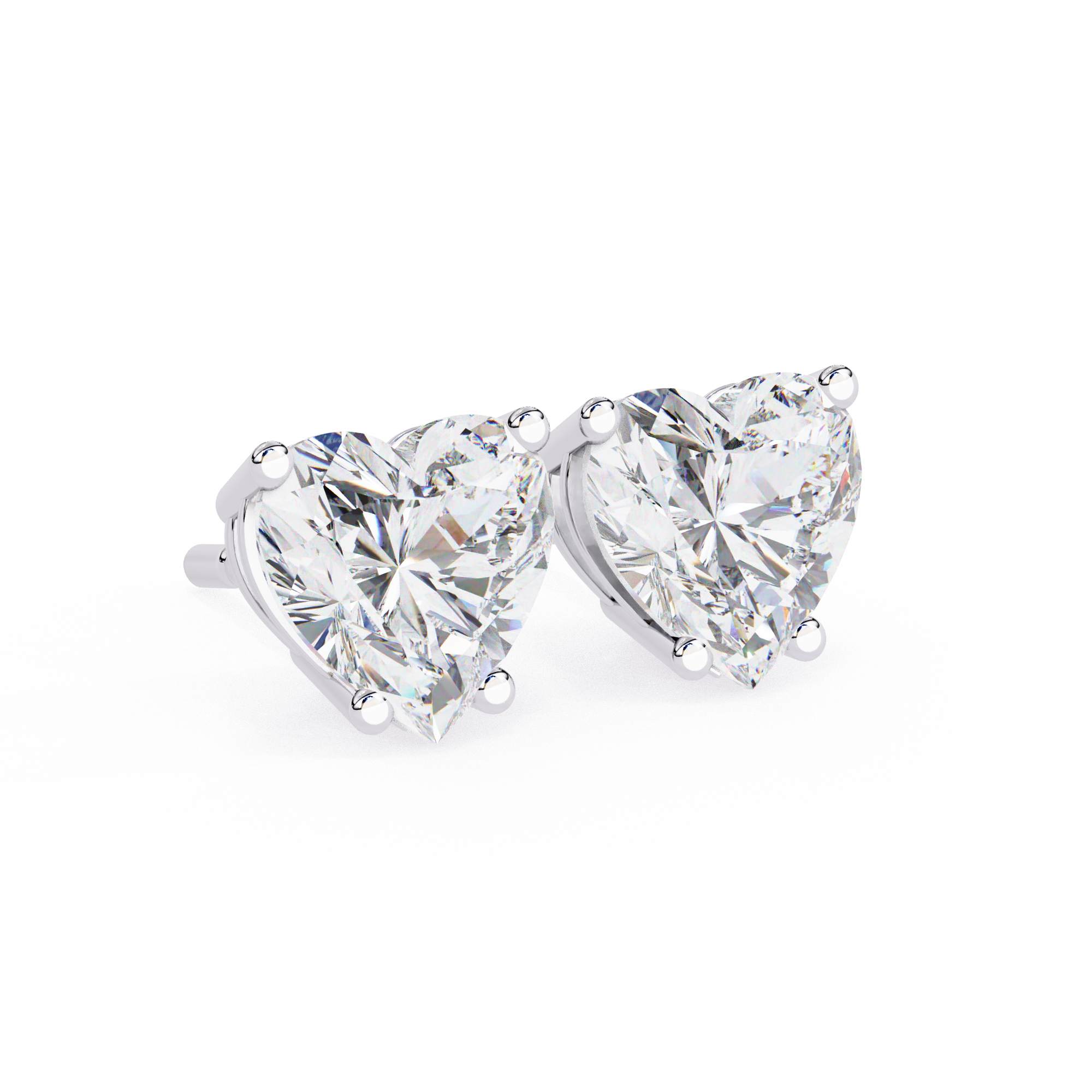 Omega Solitaire Earring