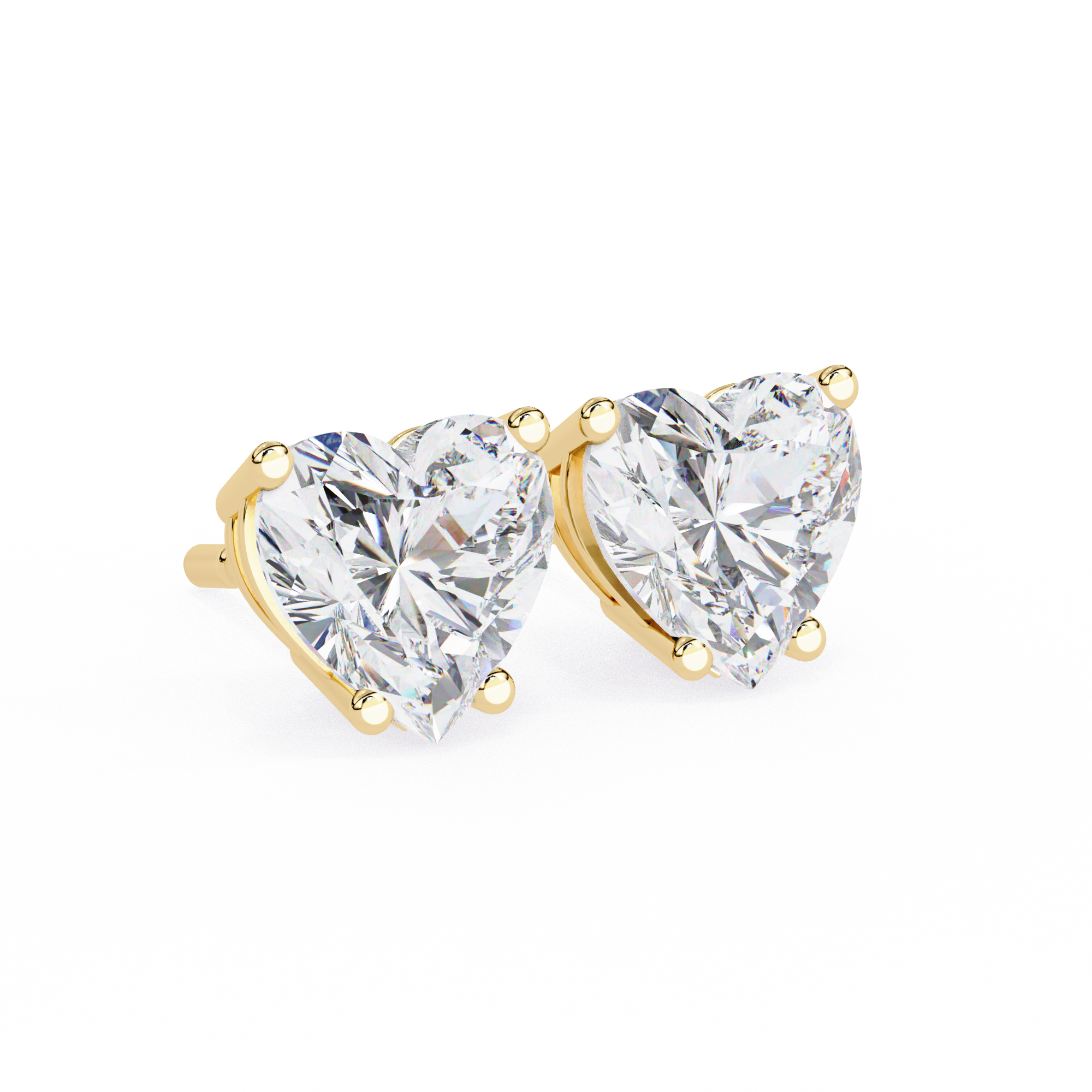 Omega Solitaire Earring