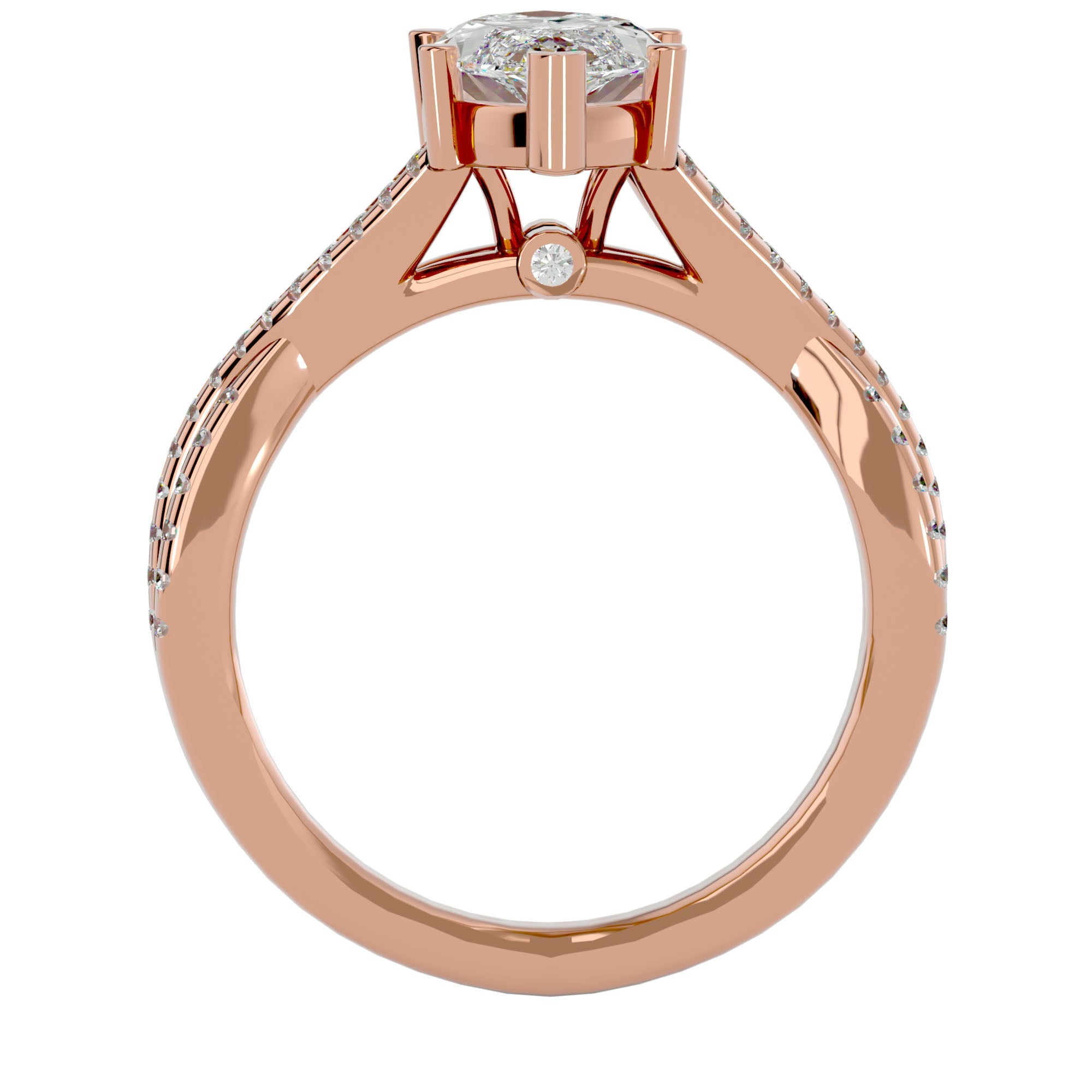 Cosmia Solitaire Ring