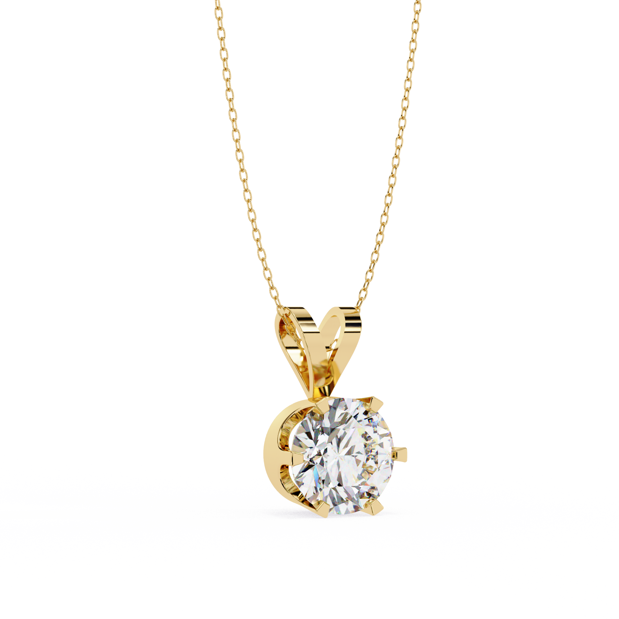 Ella Solitaire  Pendant