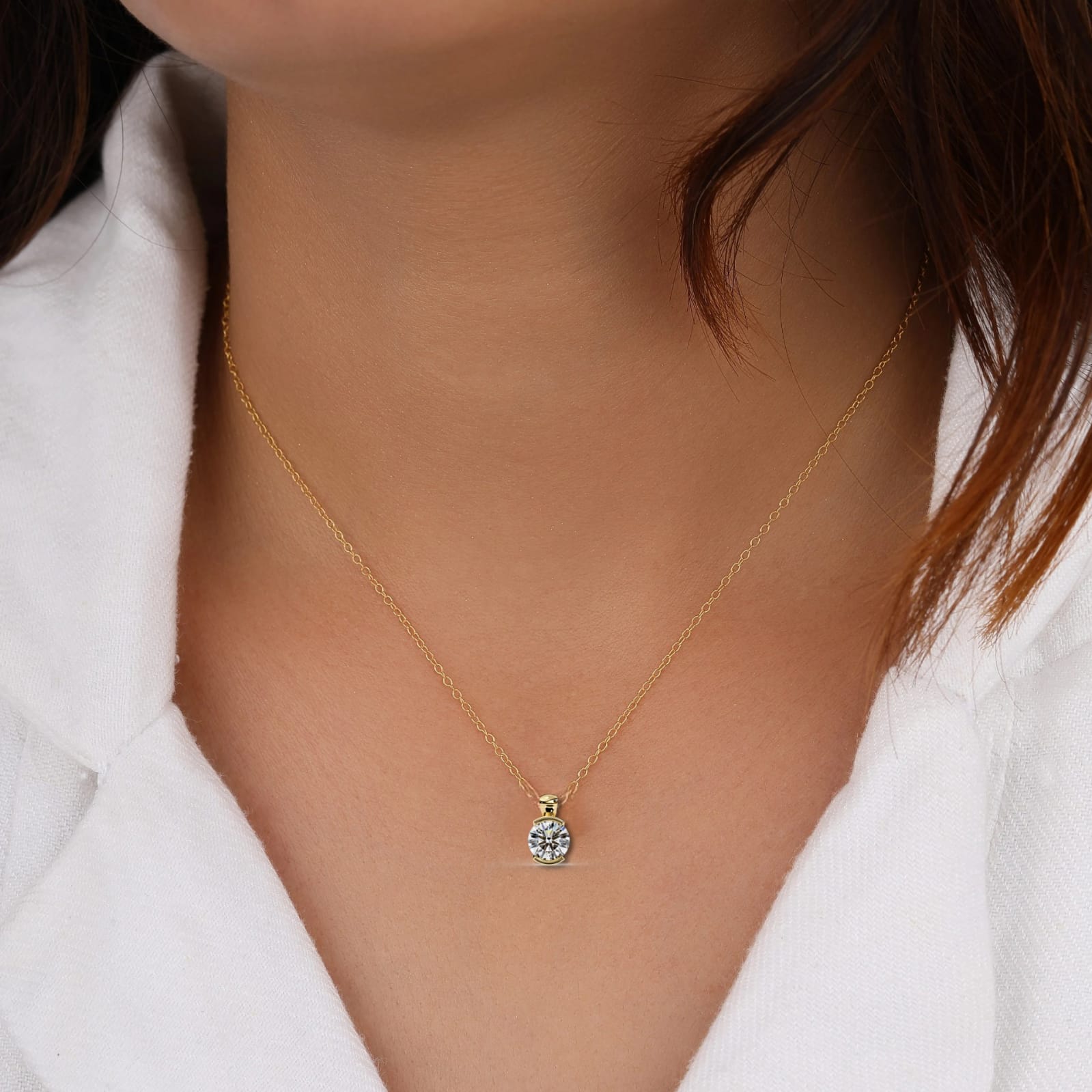 Aura Solitaire  Pendant