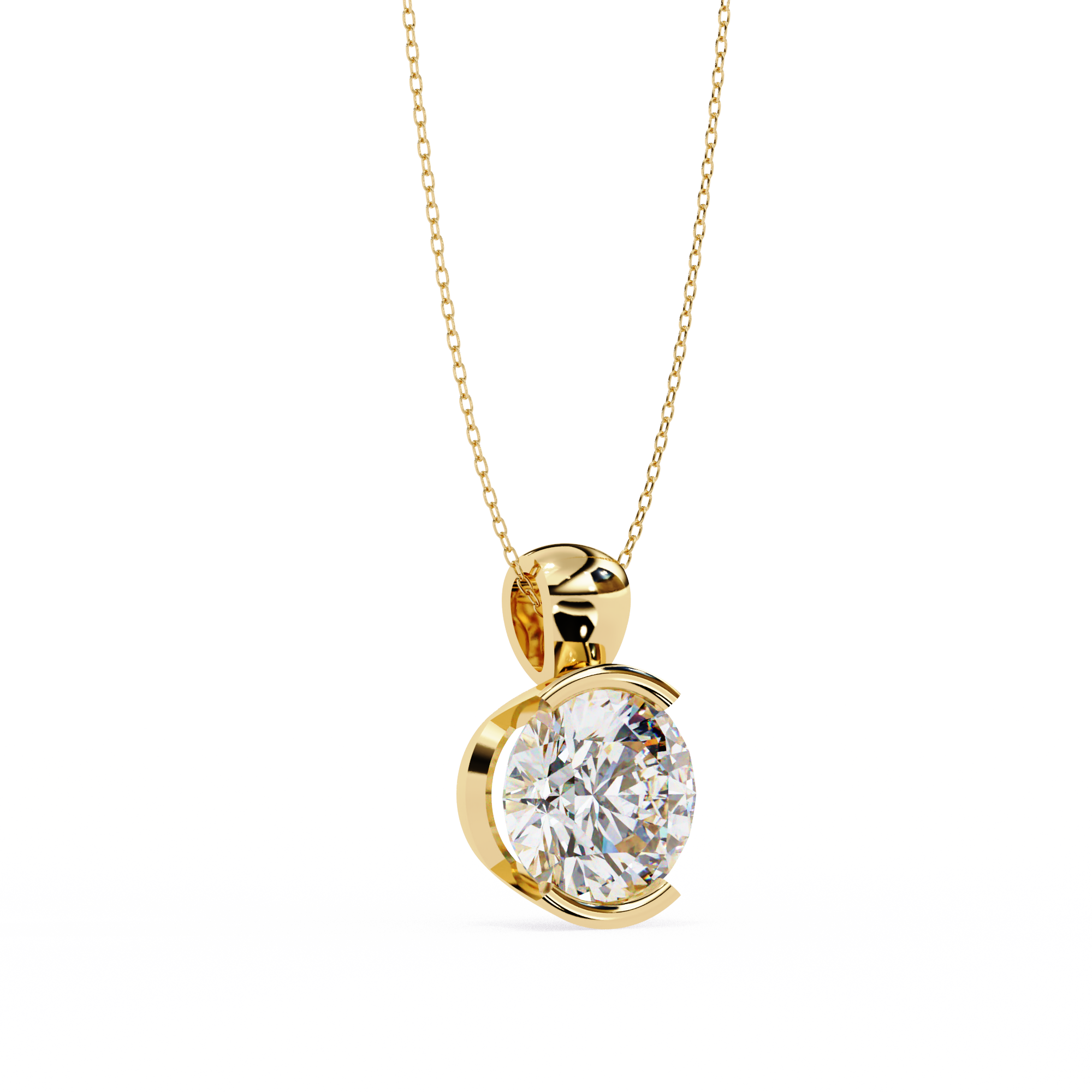 Aura Solitaire  Pendant