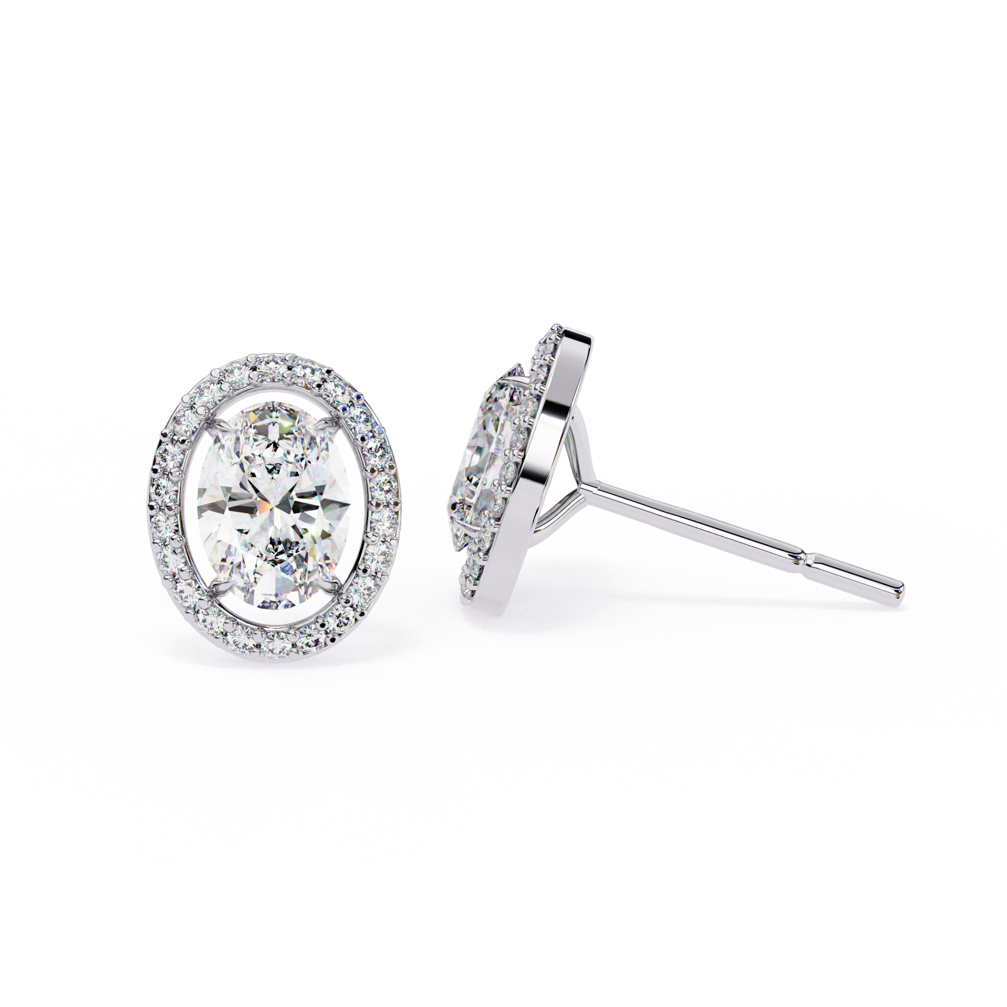 Alpha Solitaire Earring