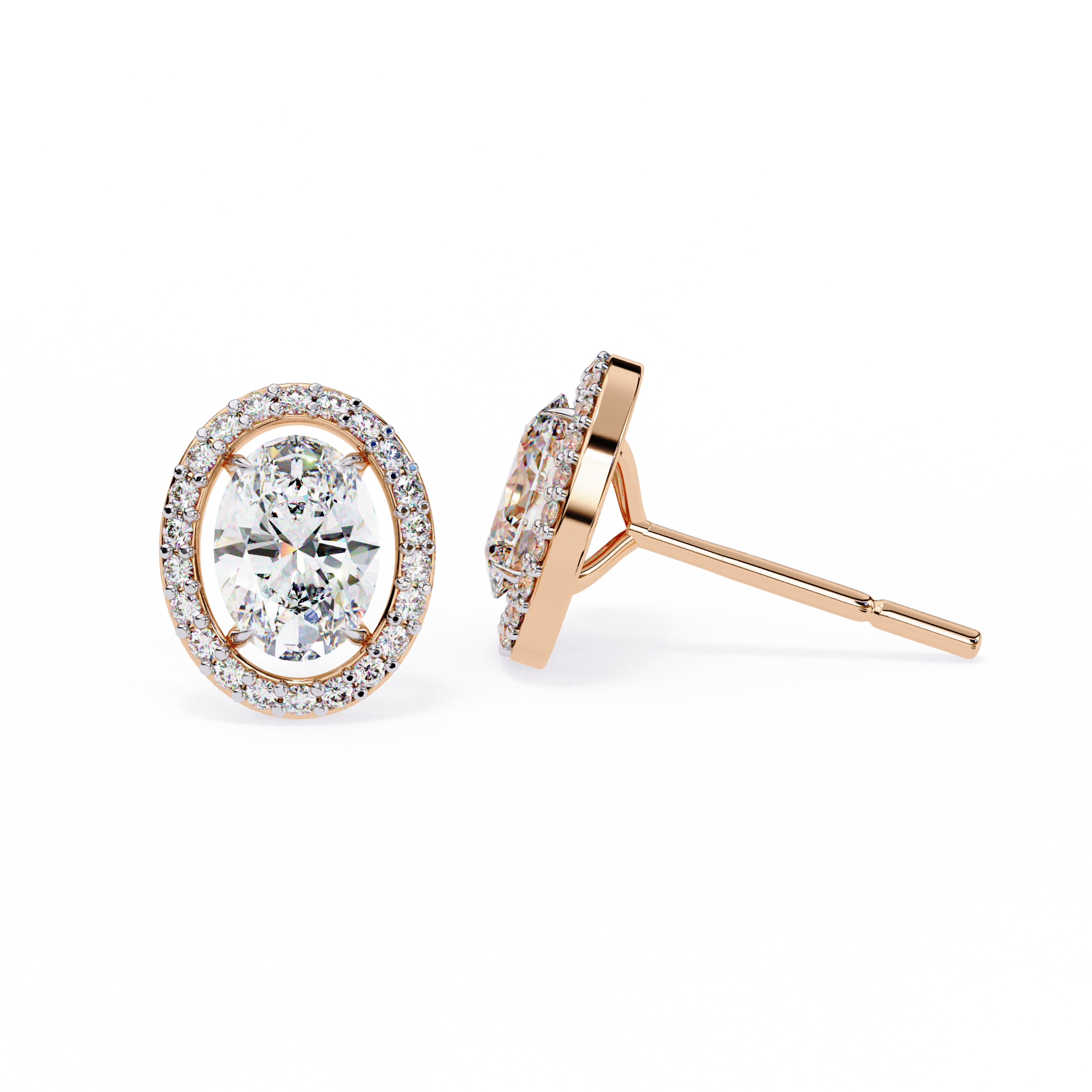 Alpha Solitaire Earring