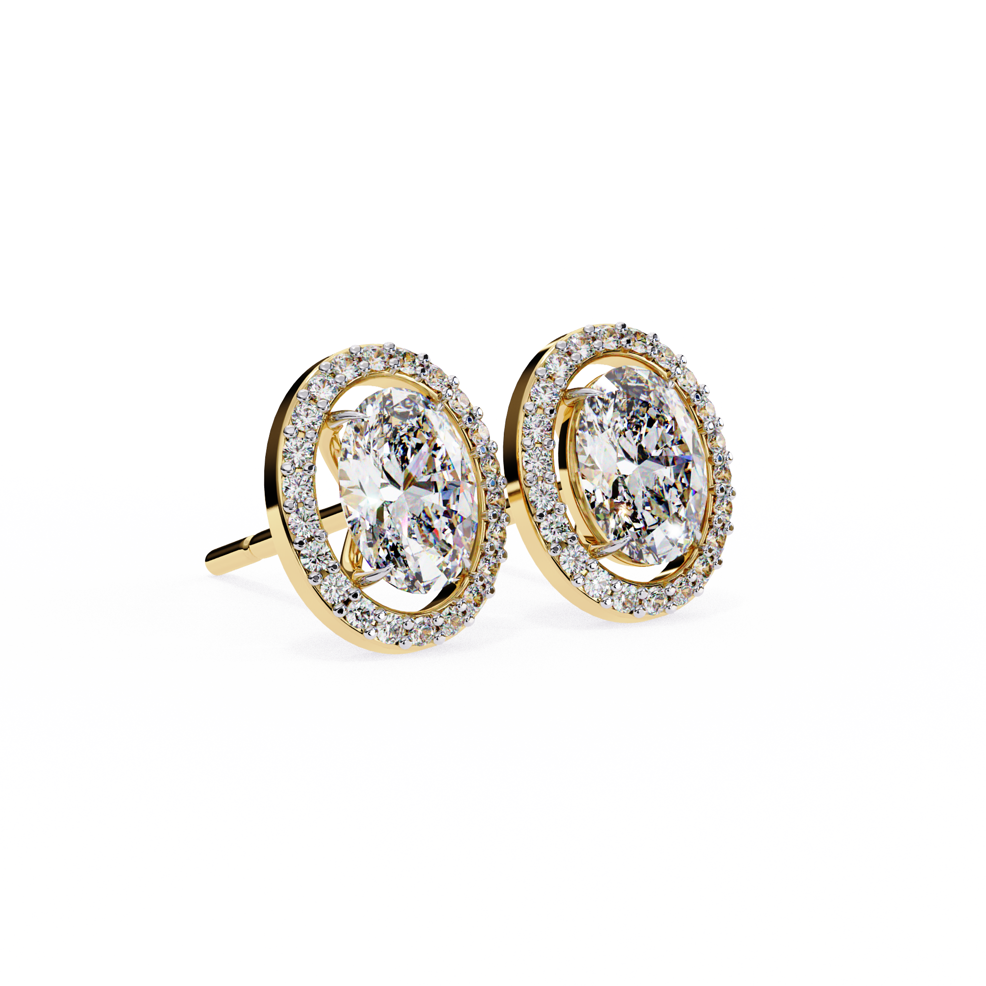 Alpha Solitaire Earring
