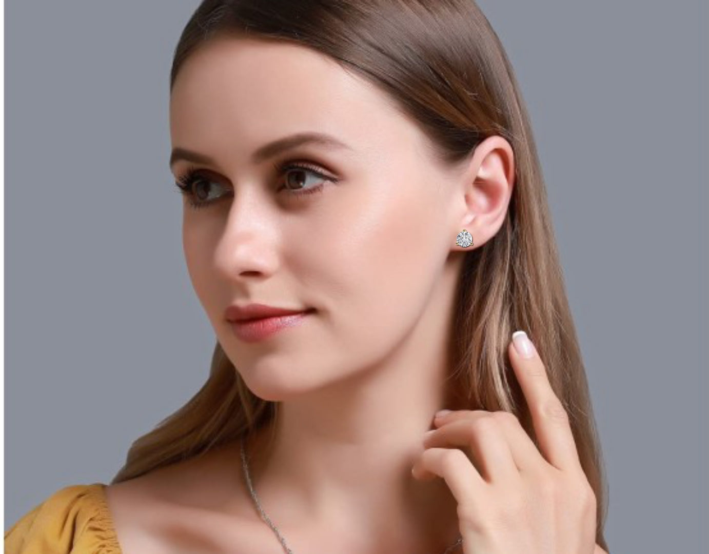 Celia Solitaire Earring