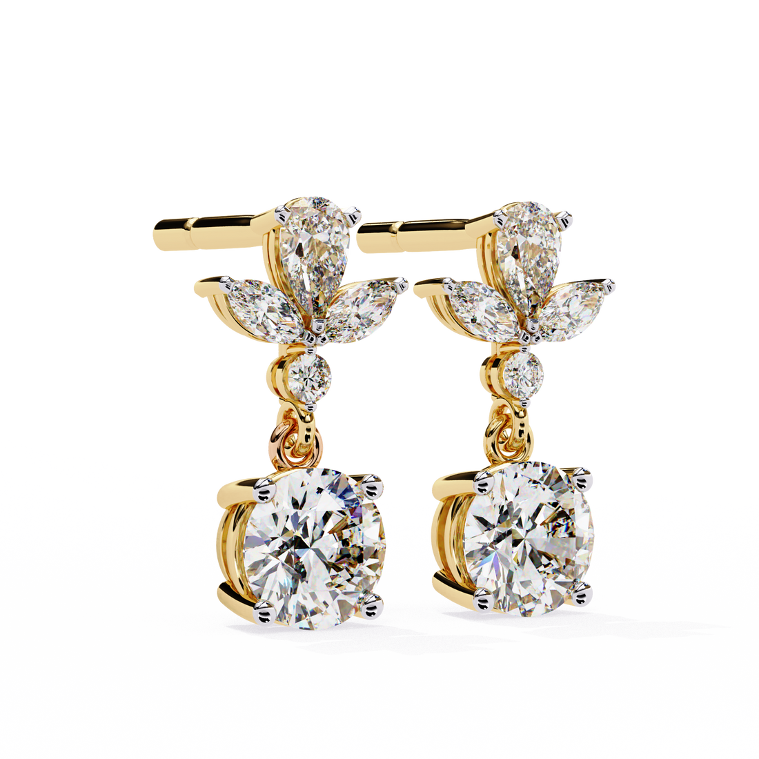 Hailey Solitaire Earring