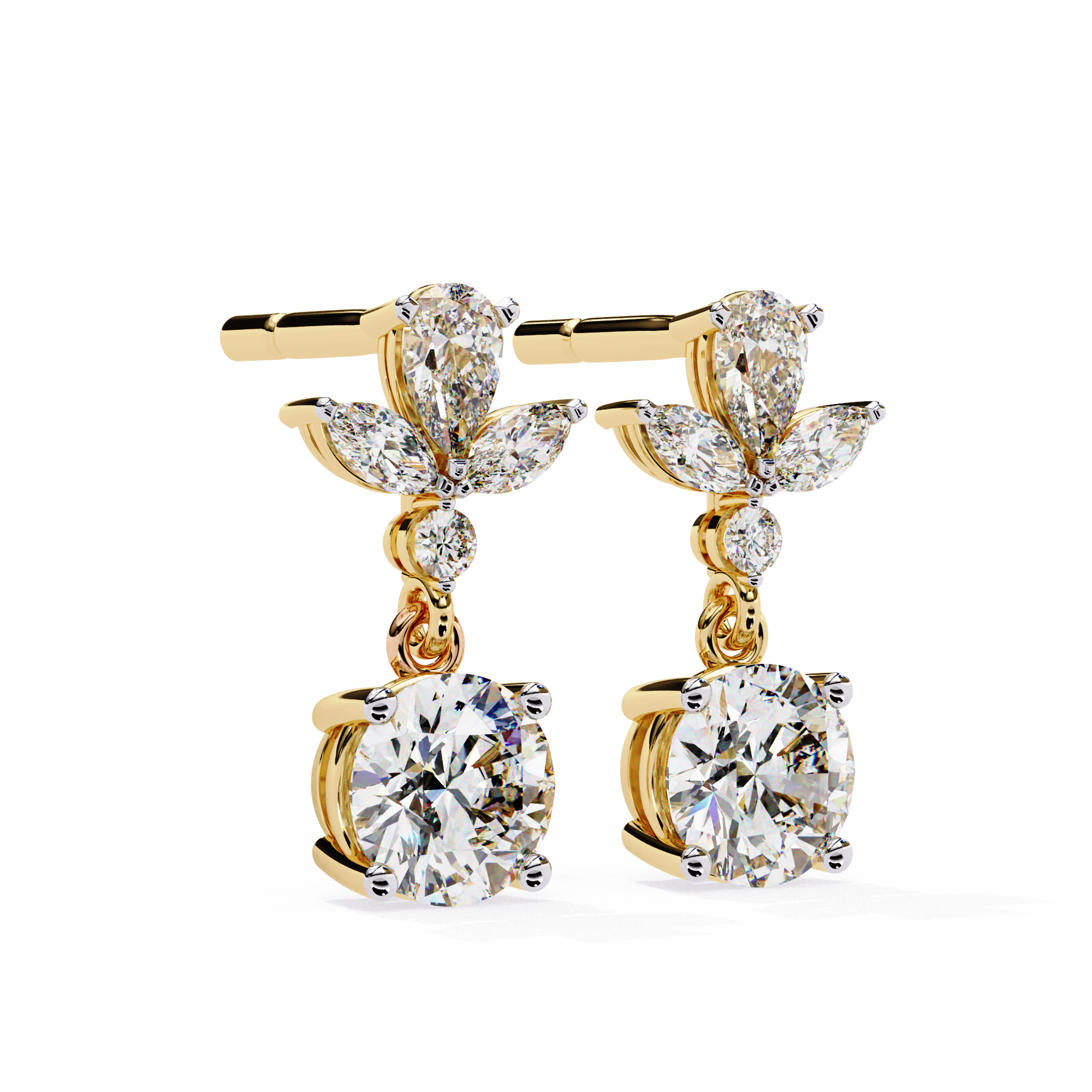 Hailey Solitaire Earring