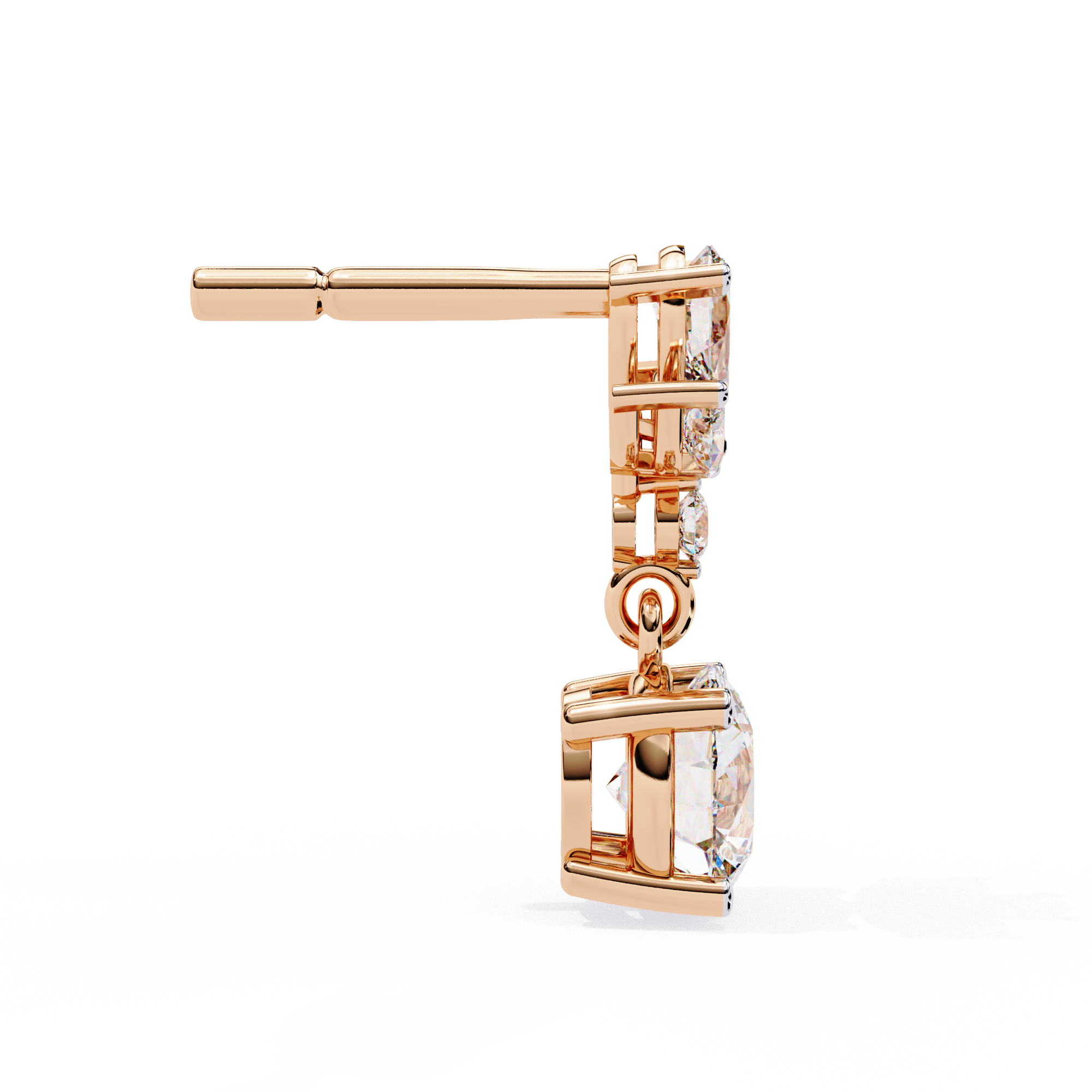 Hailey Solitaire Earring