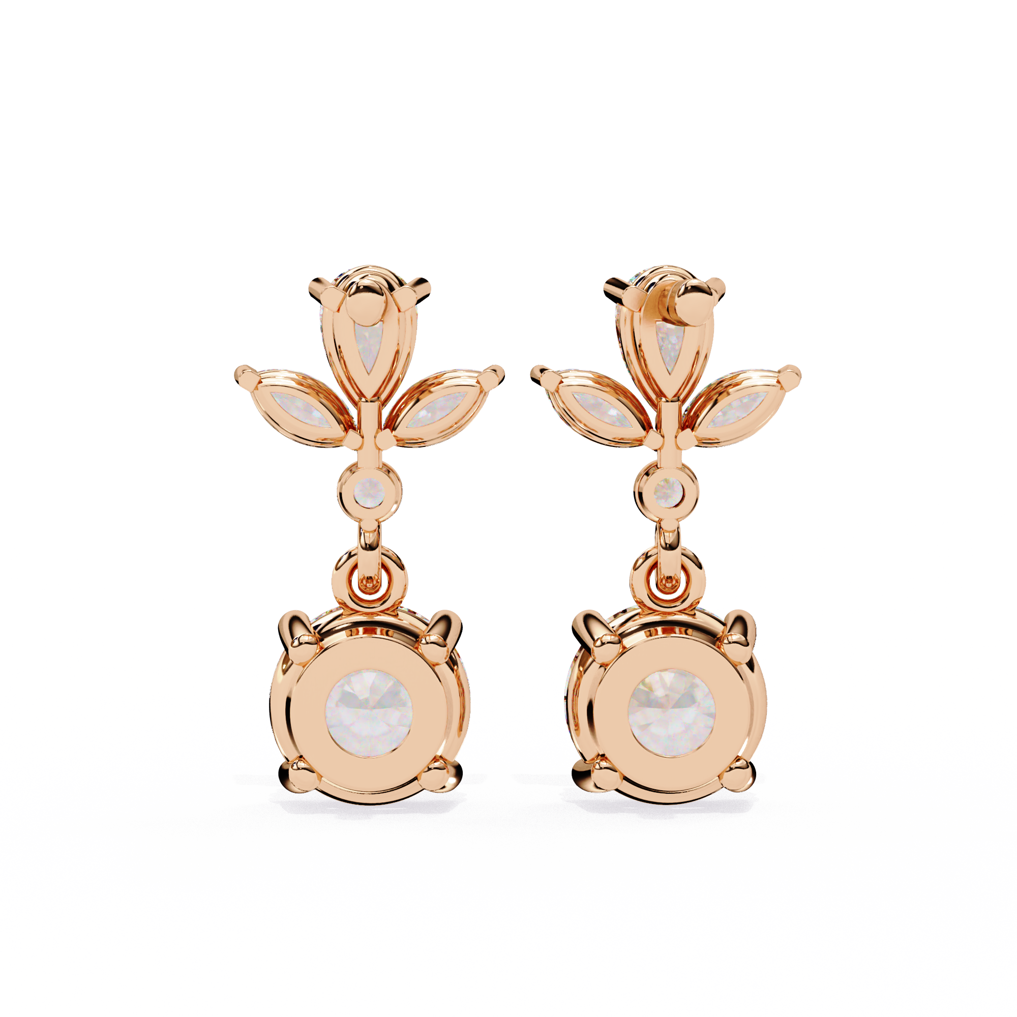 Hailey Solitaire Earring