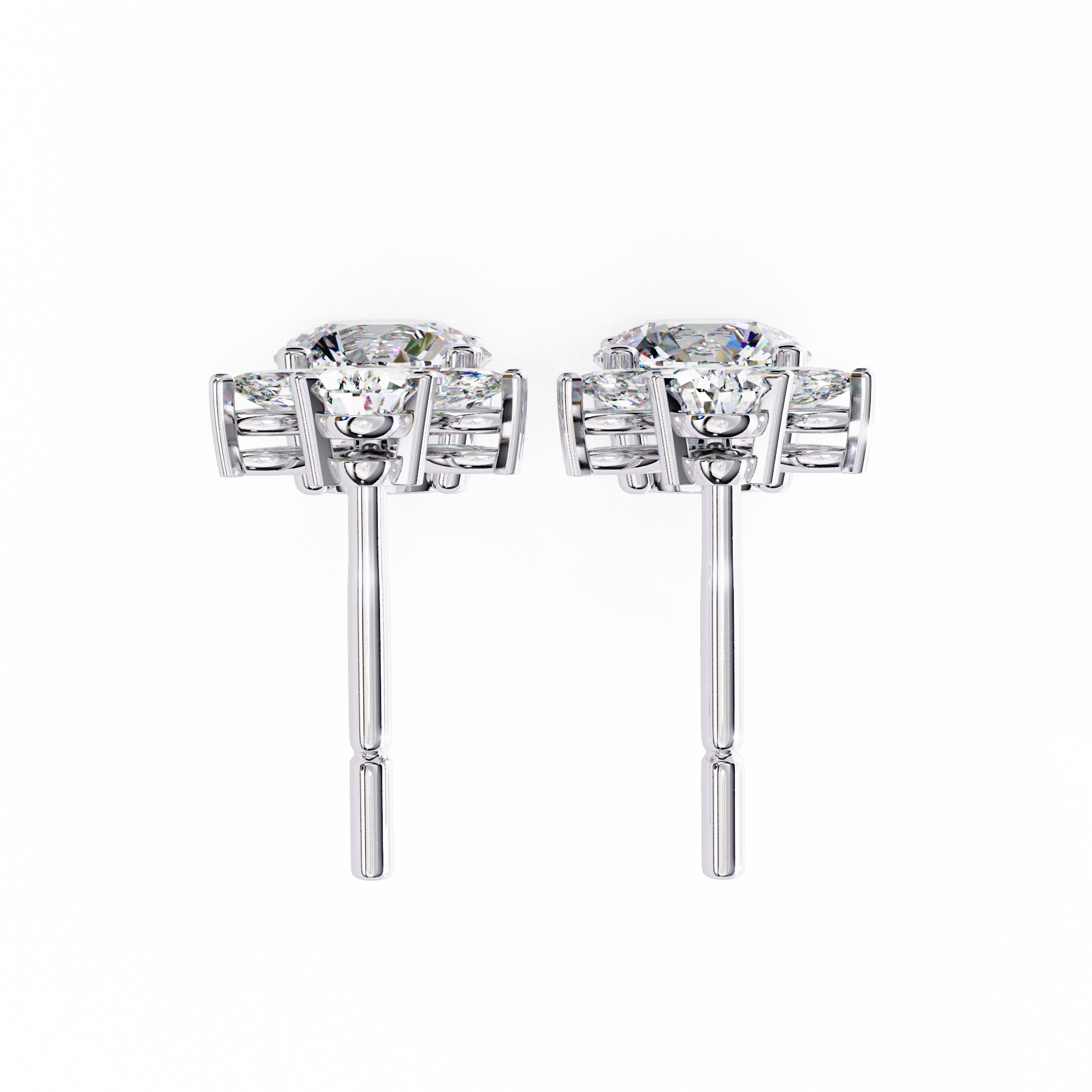 Hailey Solitaire Earring