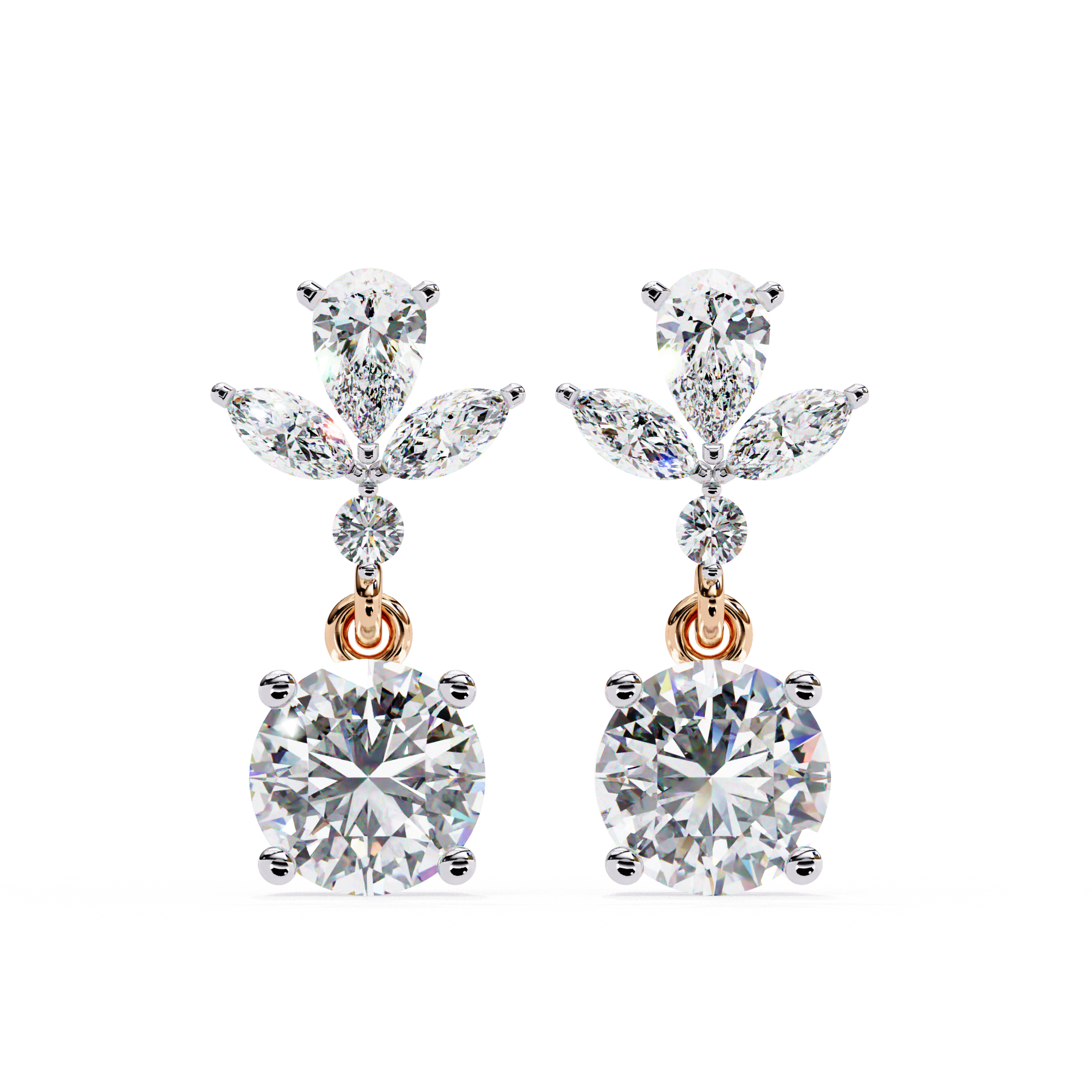 Hailey Solitaire Earring