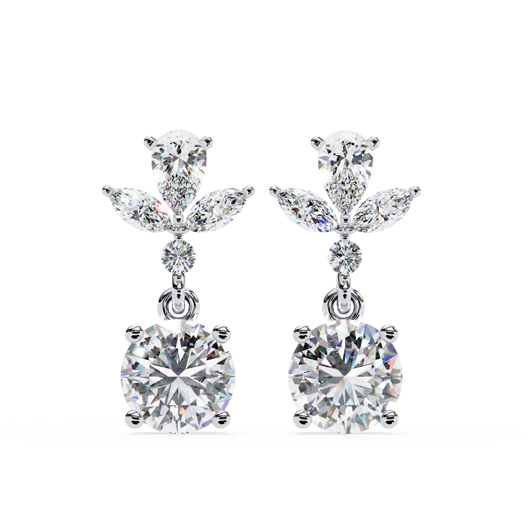 Hailey Solitaire Earring