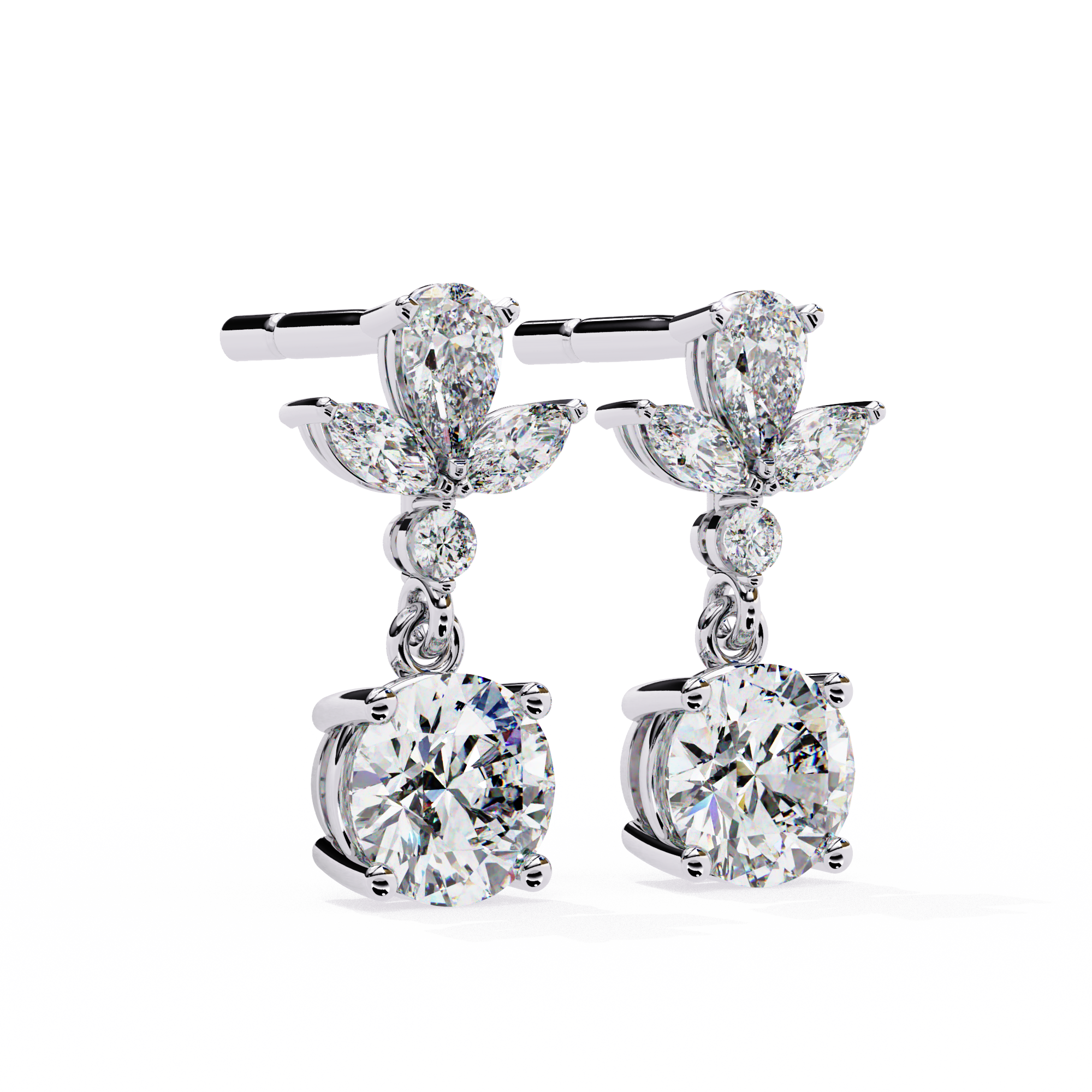 Hailey Solitaire Earring
