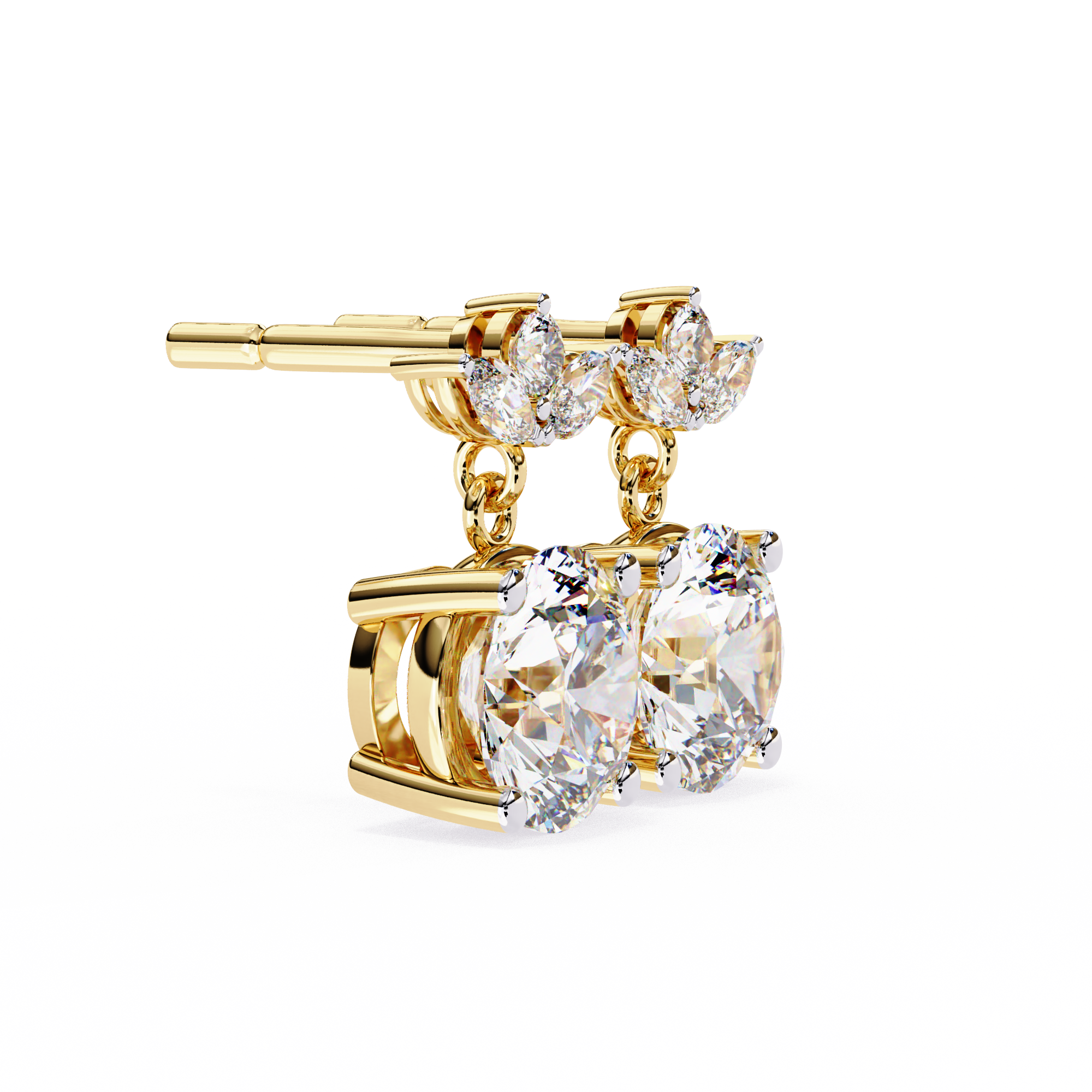Gloria Solitaire Earring