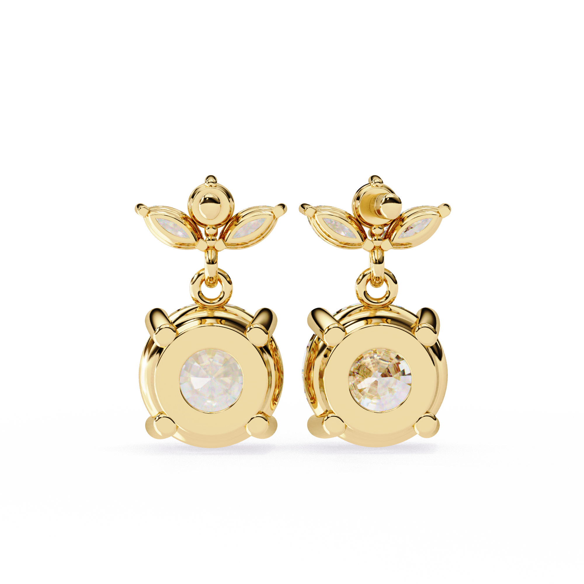 Gloria Solitaire Earring