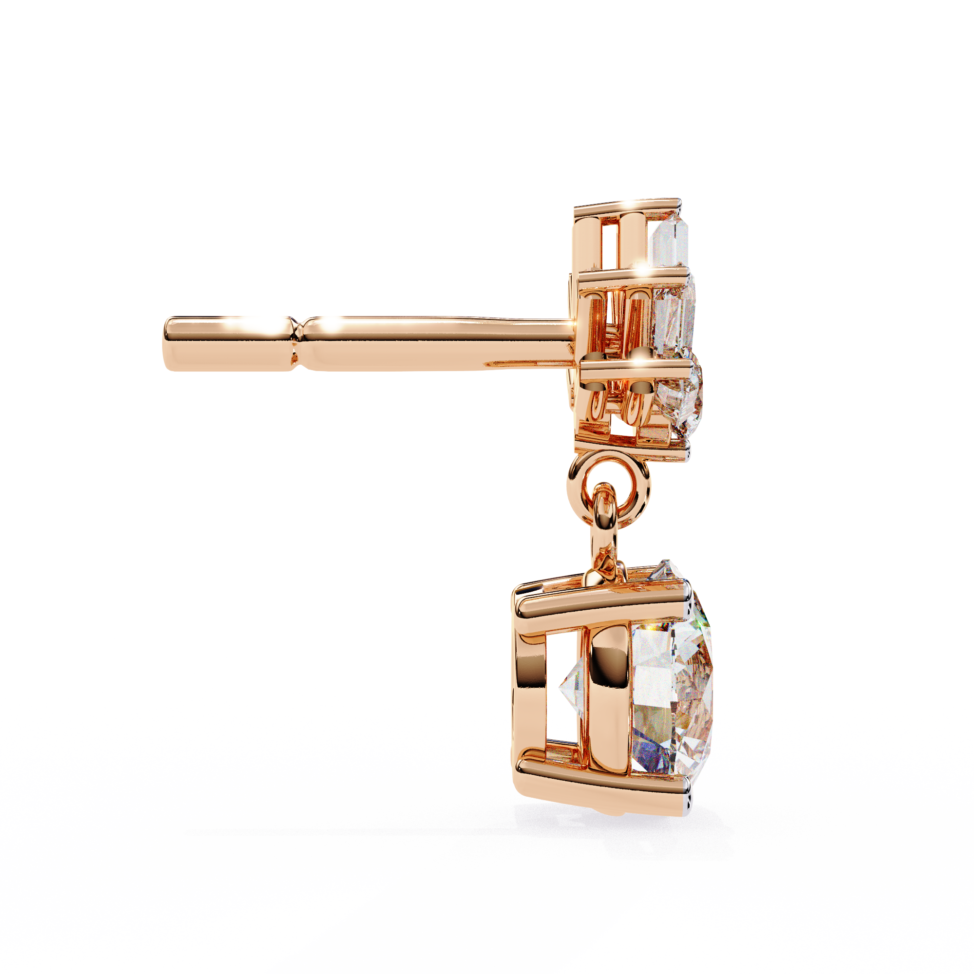 Flora Solitaire Earring