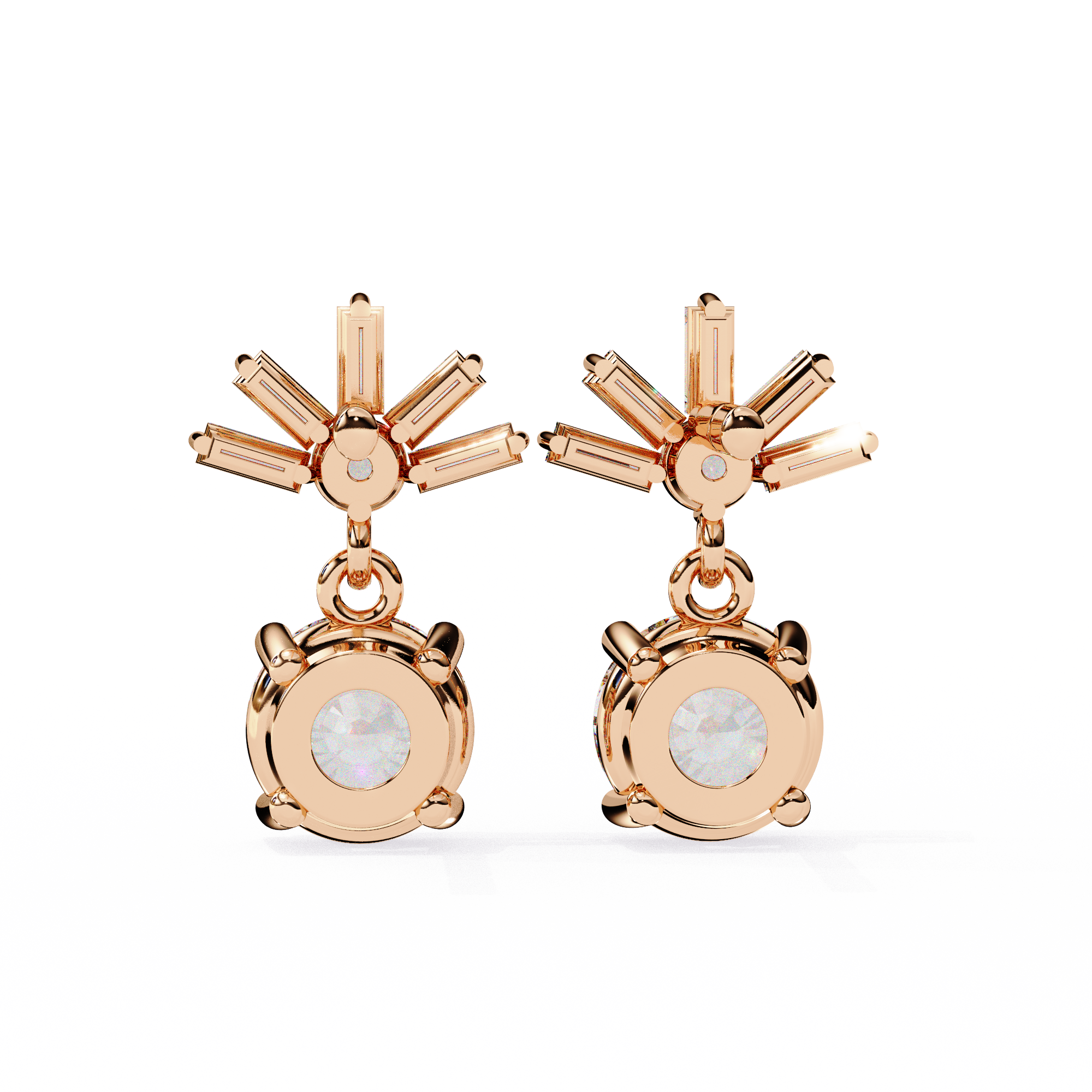 Flora Solitaire Earring