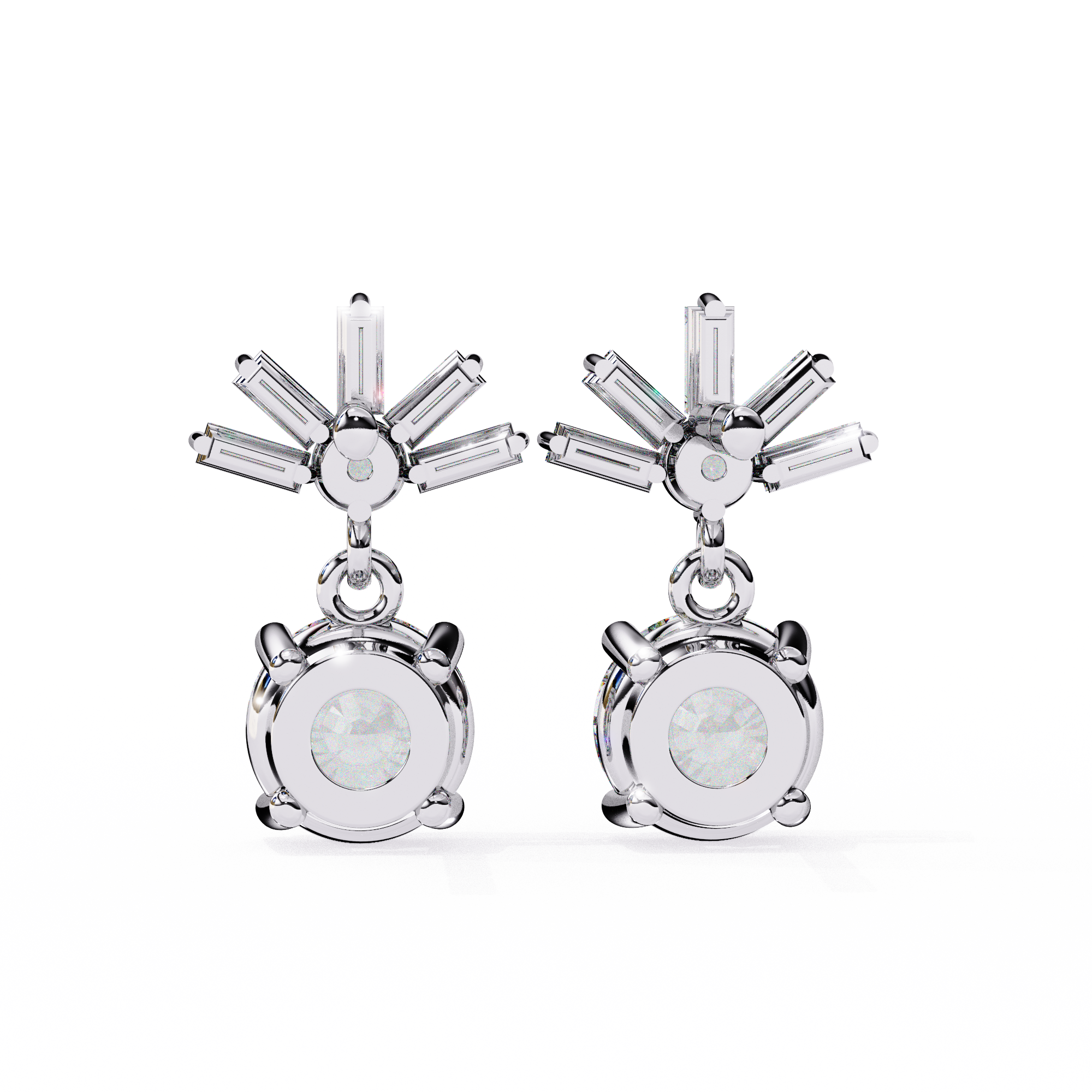 Flora Solitaire Earring
