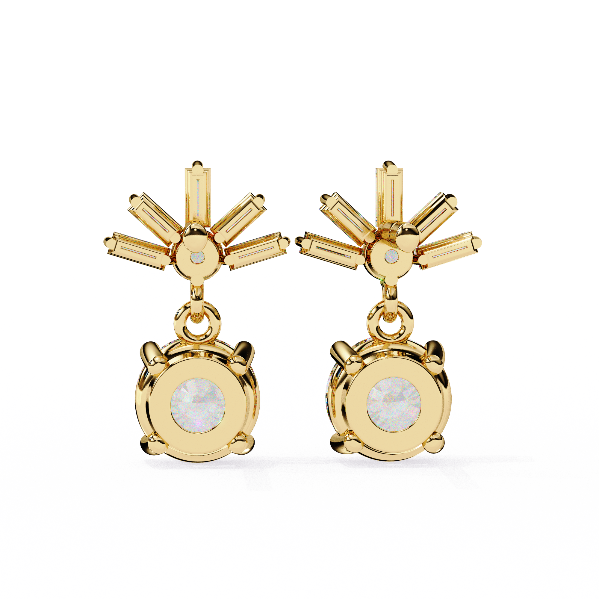 Flora Solitaire Earring