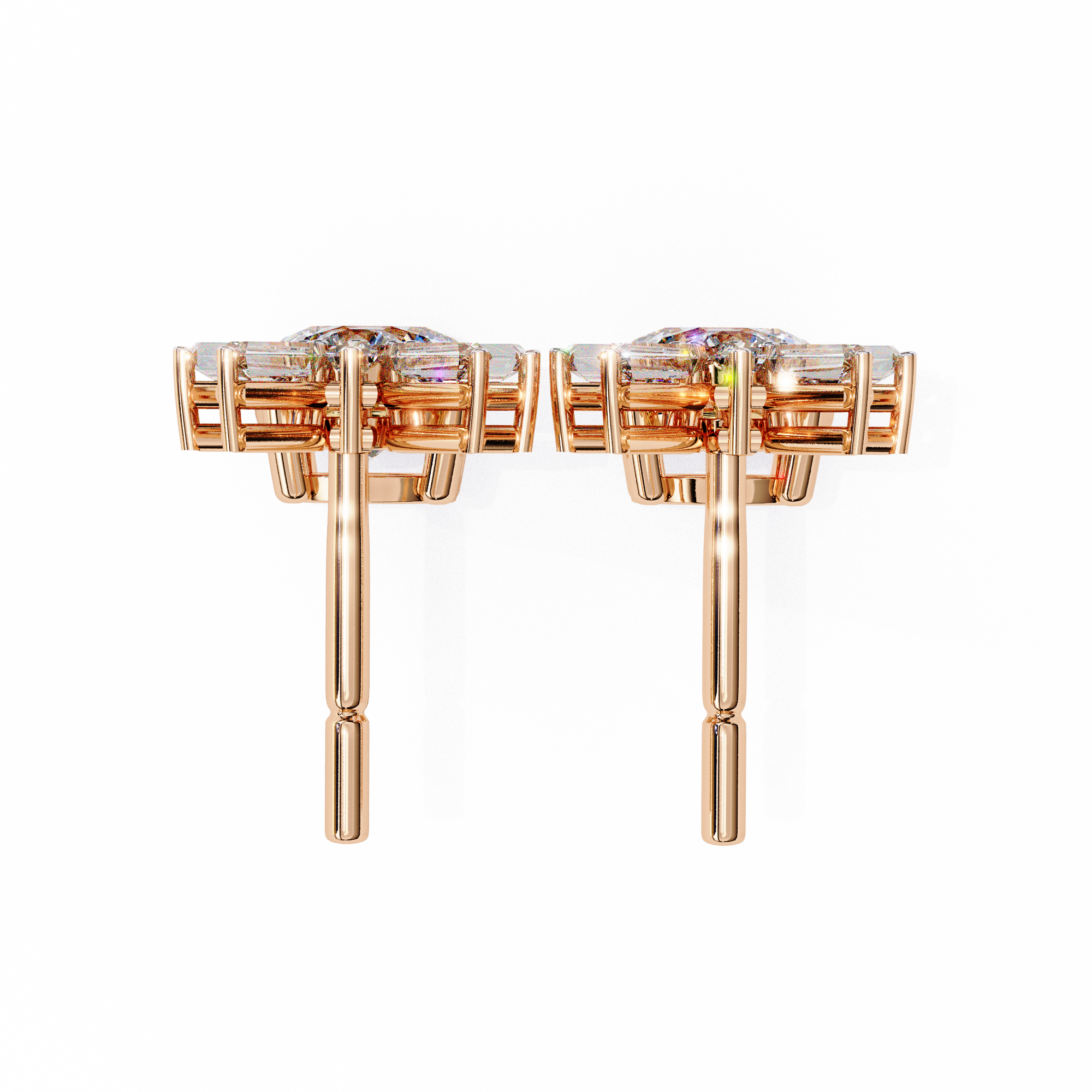 Flora Solitaire Earring