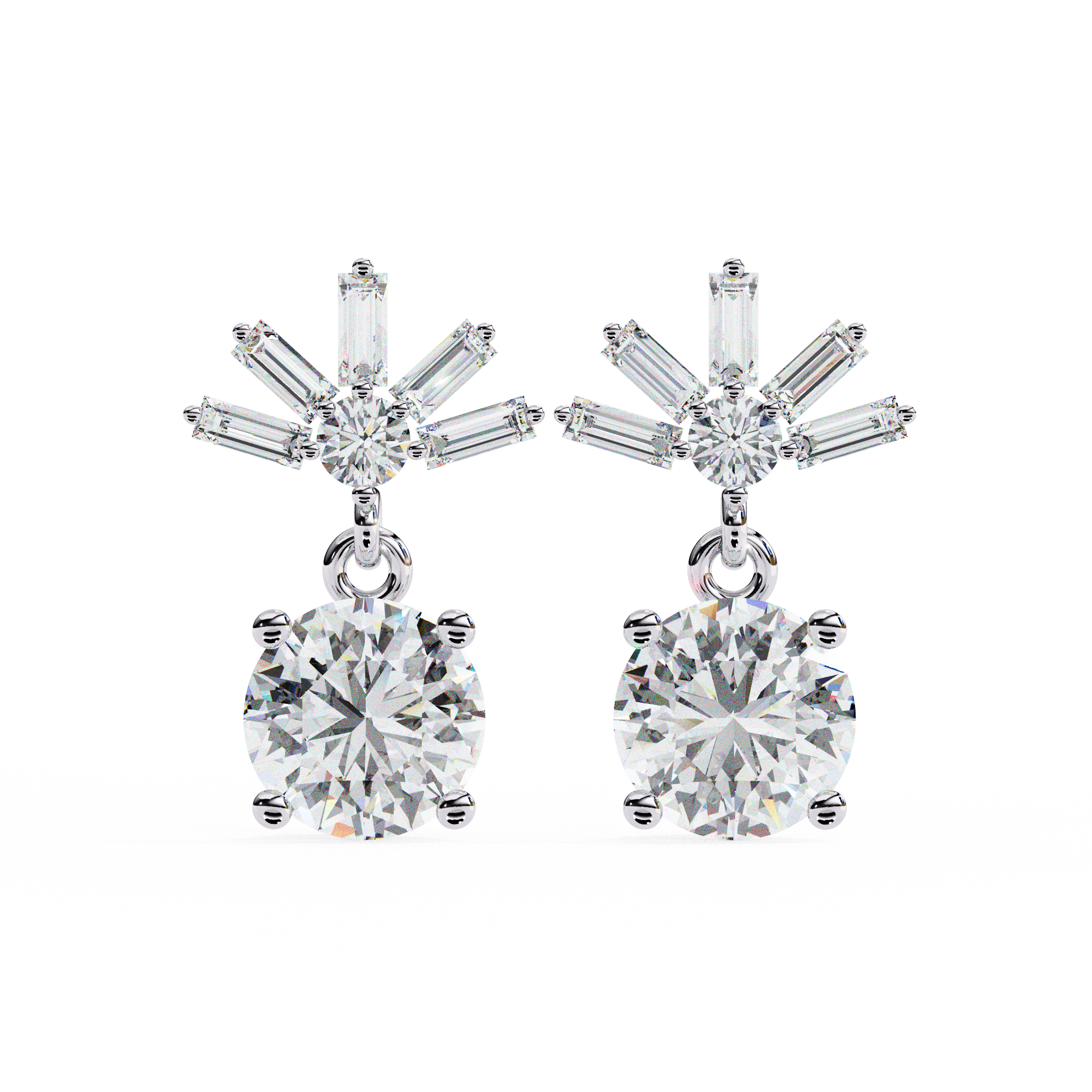 Flora Solitaire Earring
