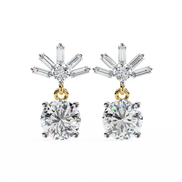 Flora Solitaire Earring