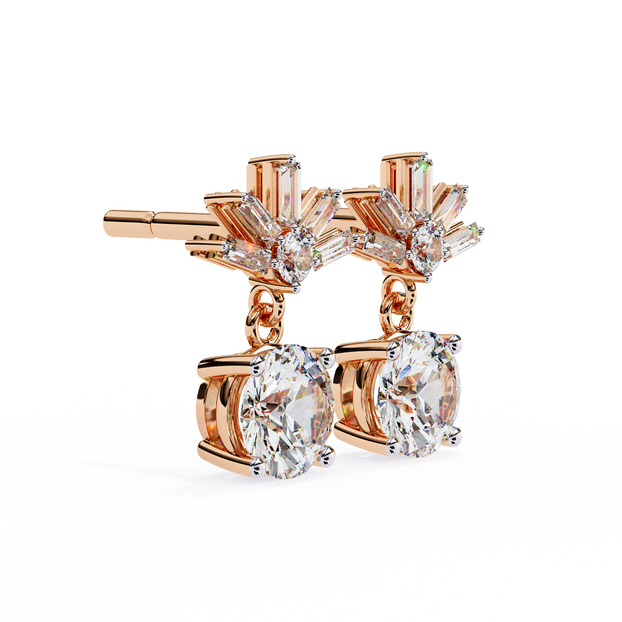 Flora Solitaire Earring