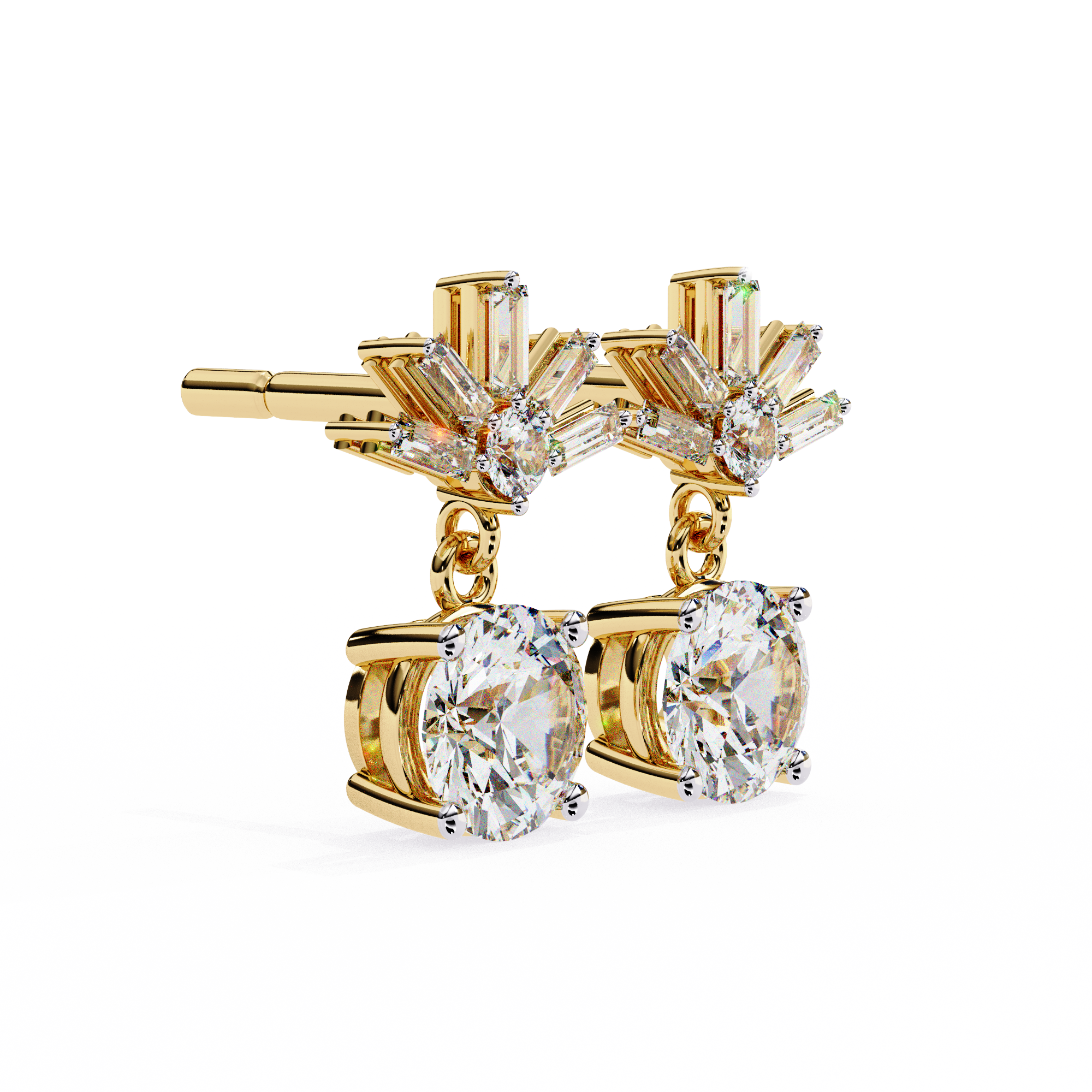 Flora Solitaire Earring