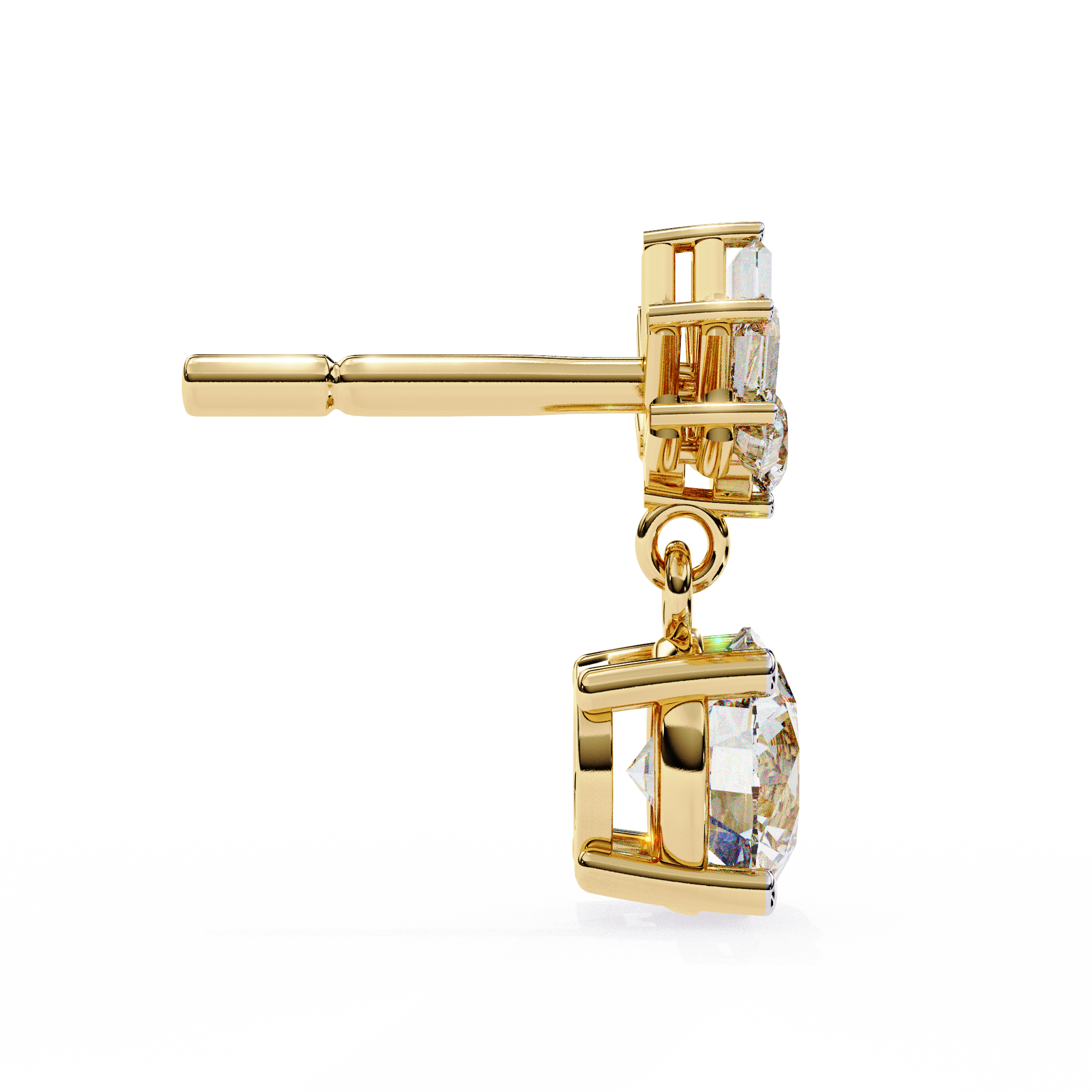 Flora Solitaire Earring