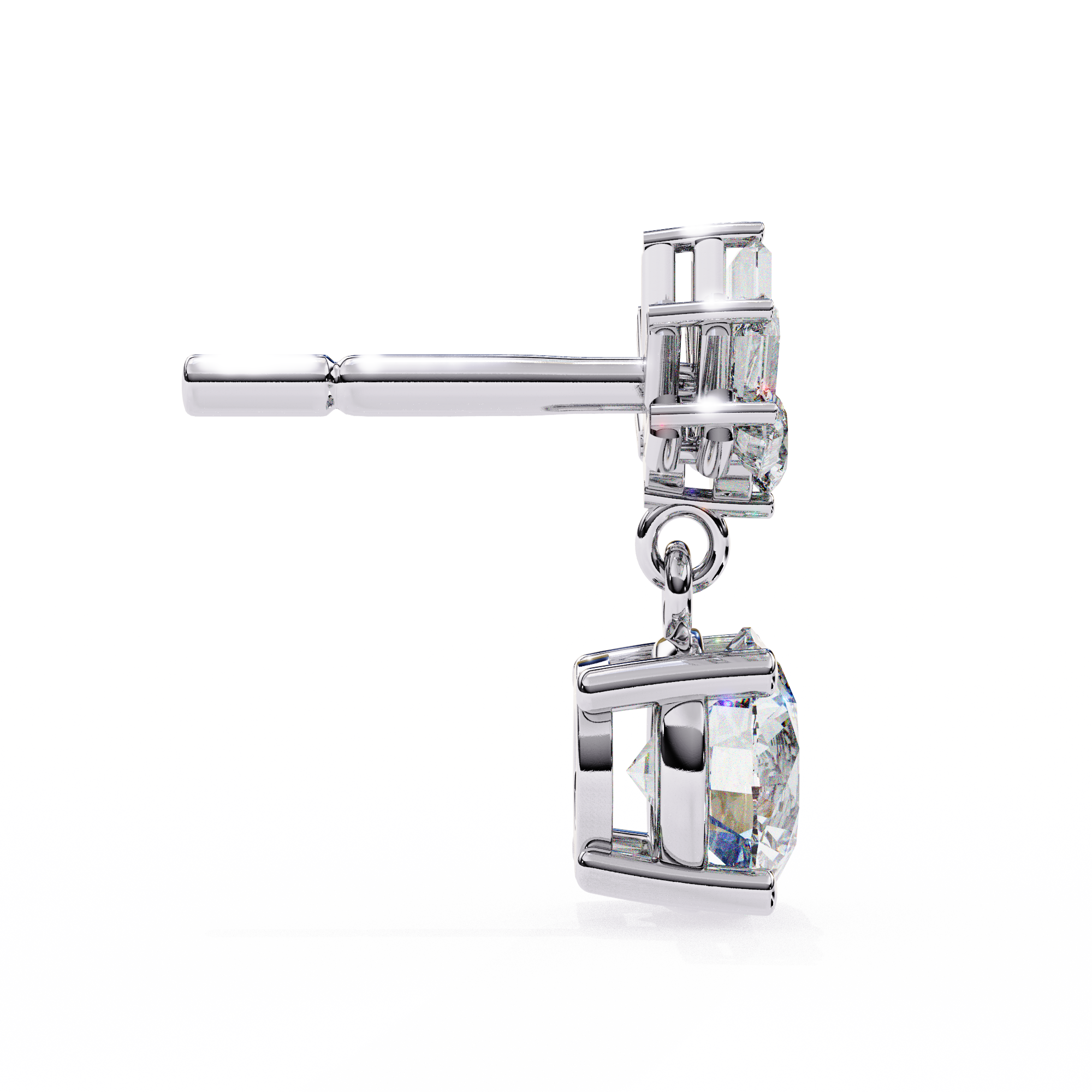 Flora Solitaire Earring