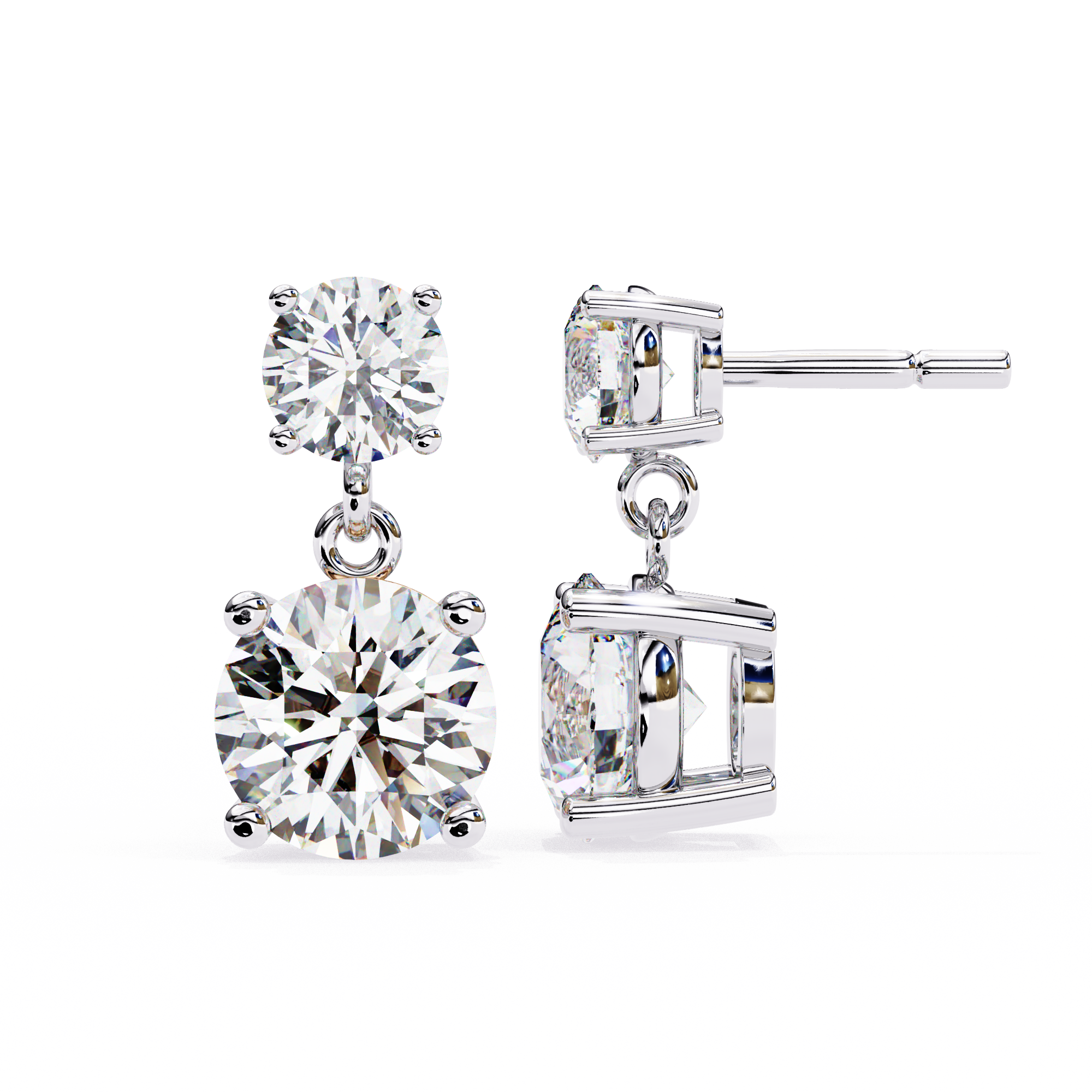 Audrey Solitaire Earring