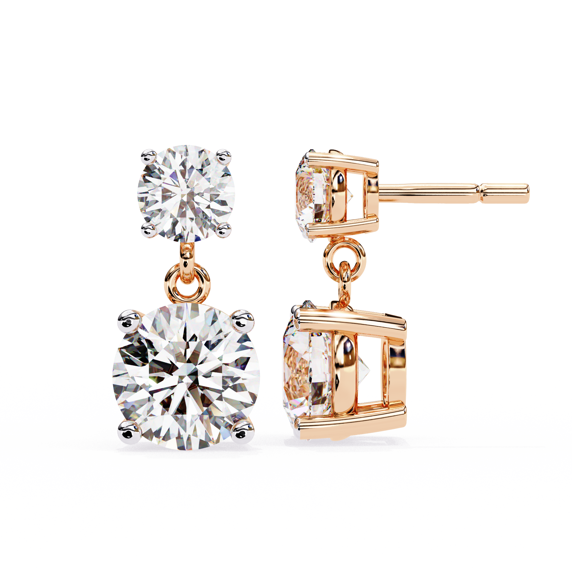 Audrey Solitaire Earring