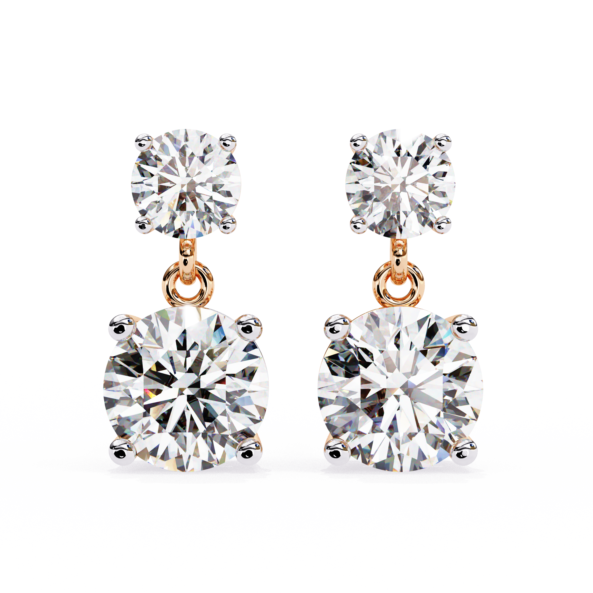 Audrey Solitaire Earring