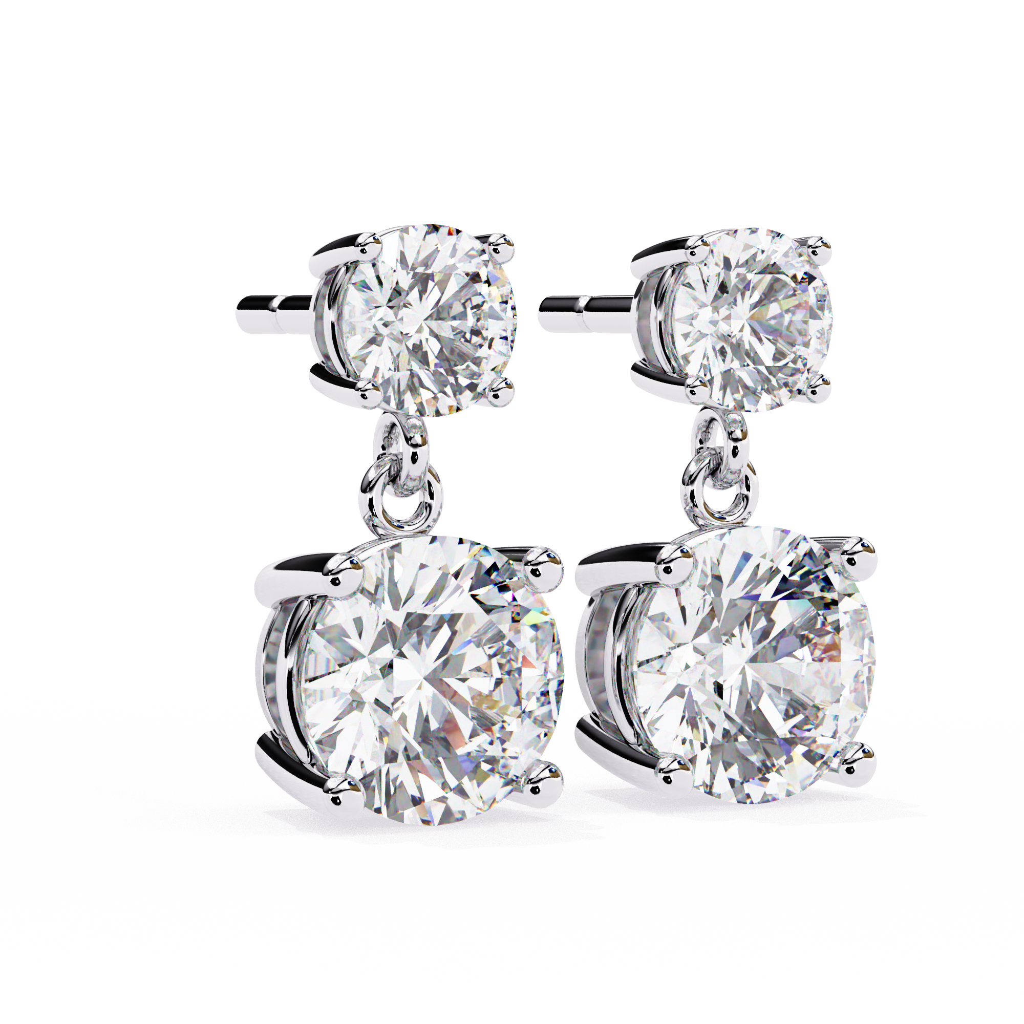 Audrey Solitaire Earring