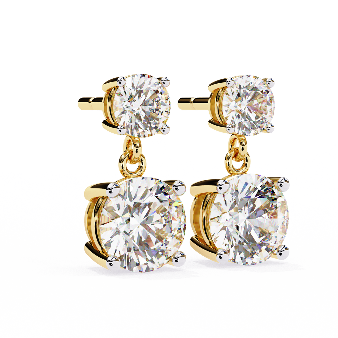 Audrey Solitaire Earring