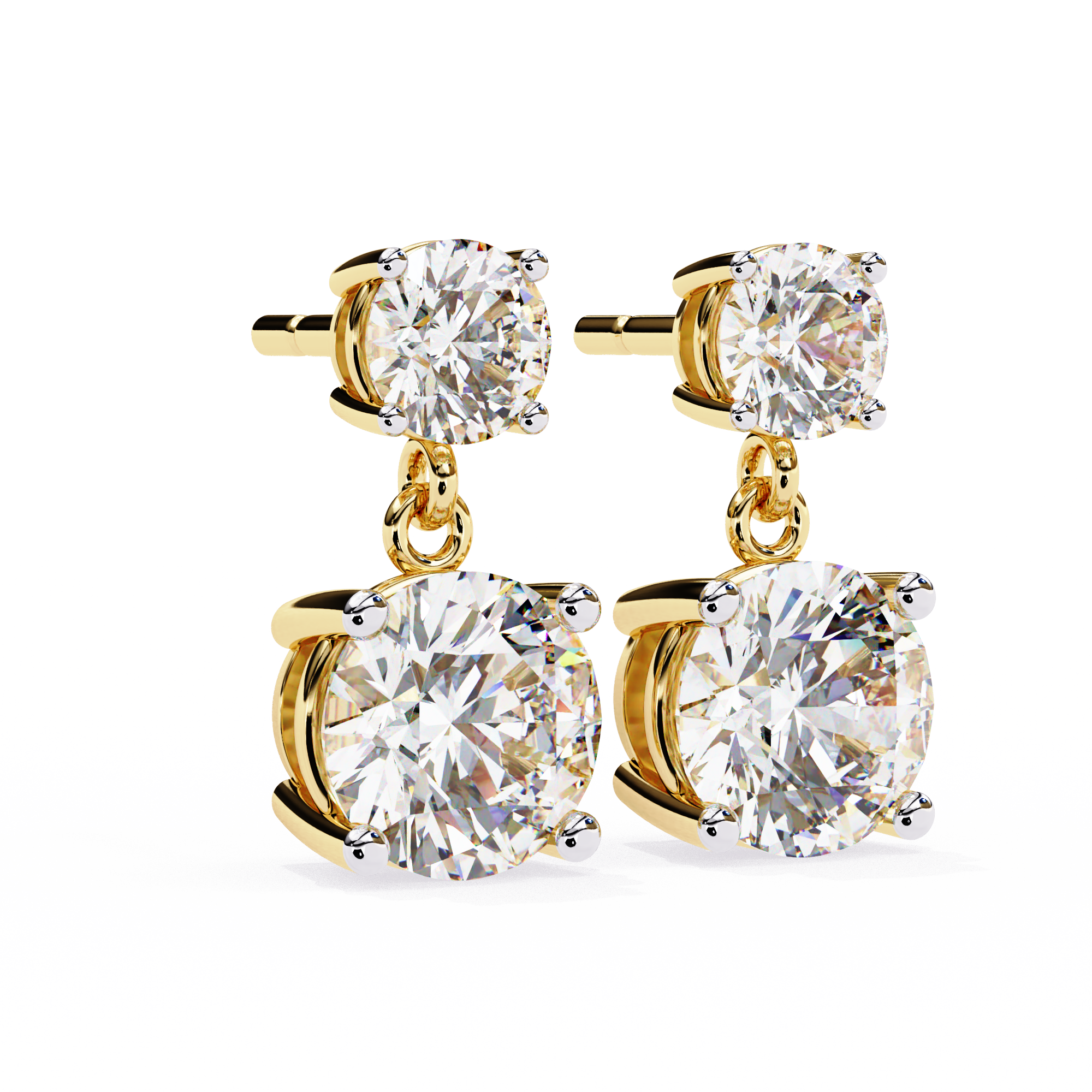Audrey Solitaire Earring