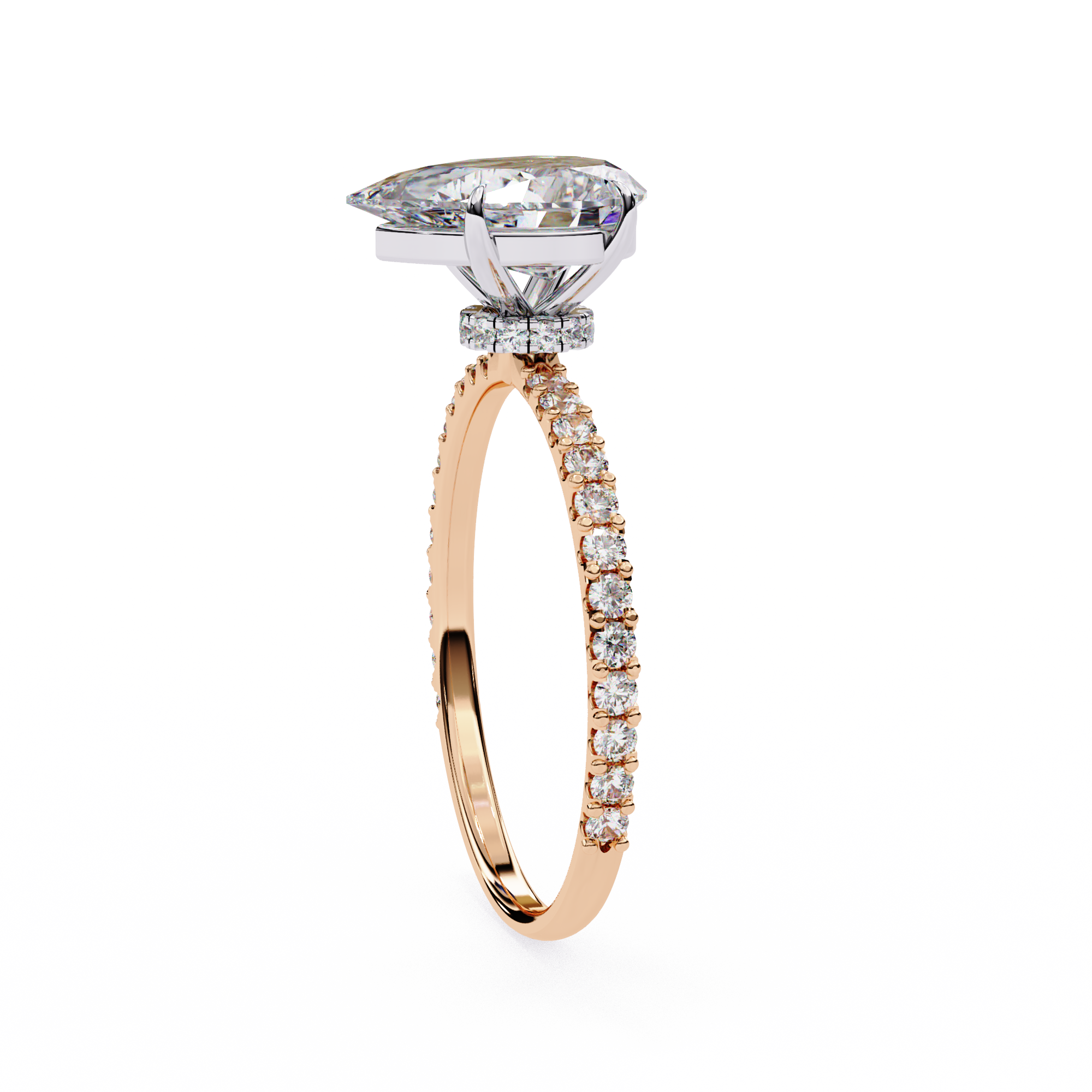 Trinity Solitaire Ring