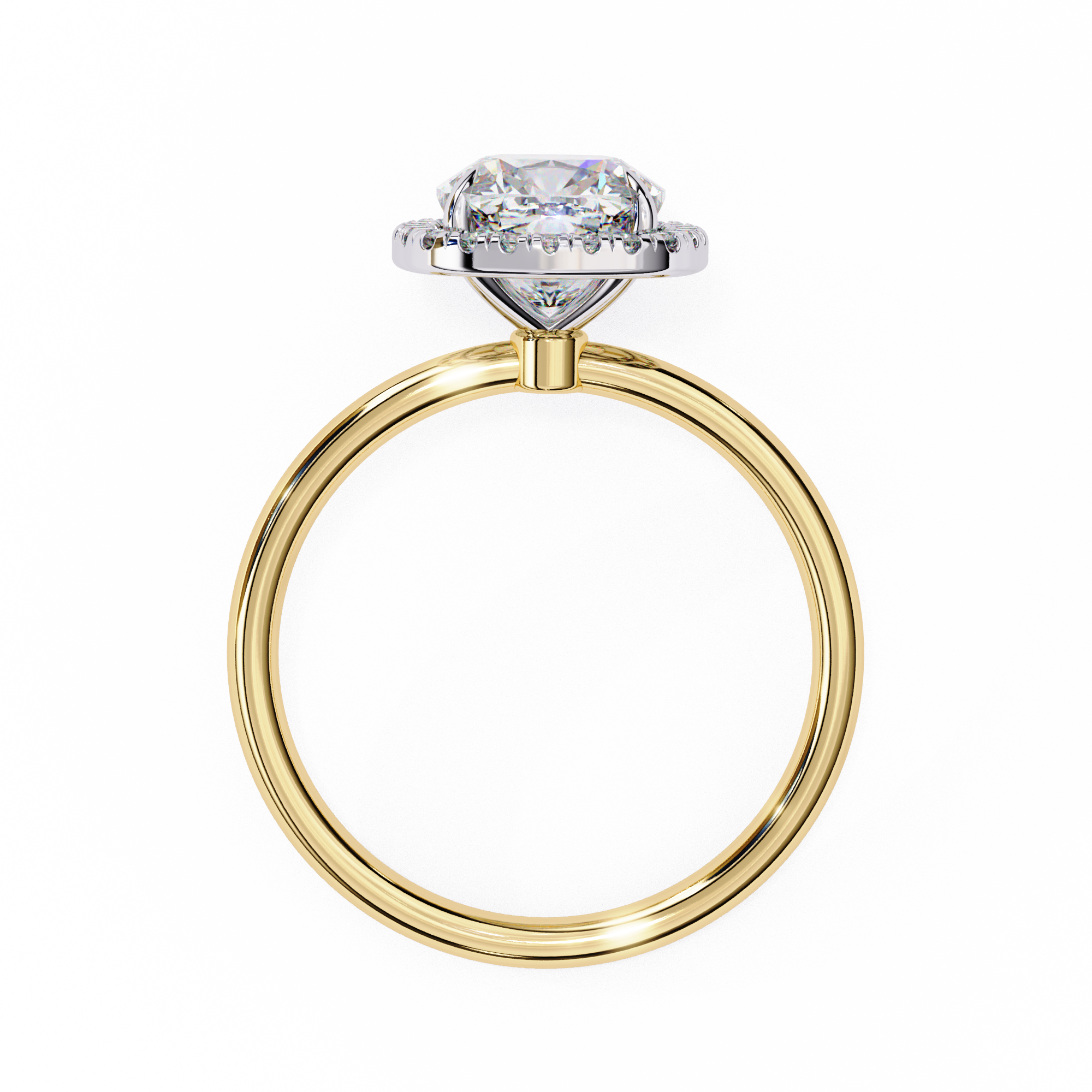 Poppy Halo Ring