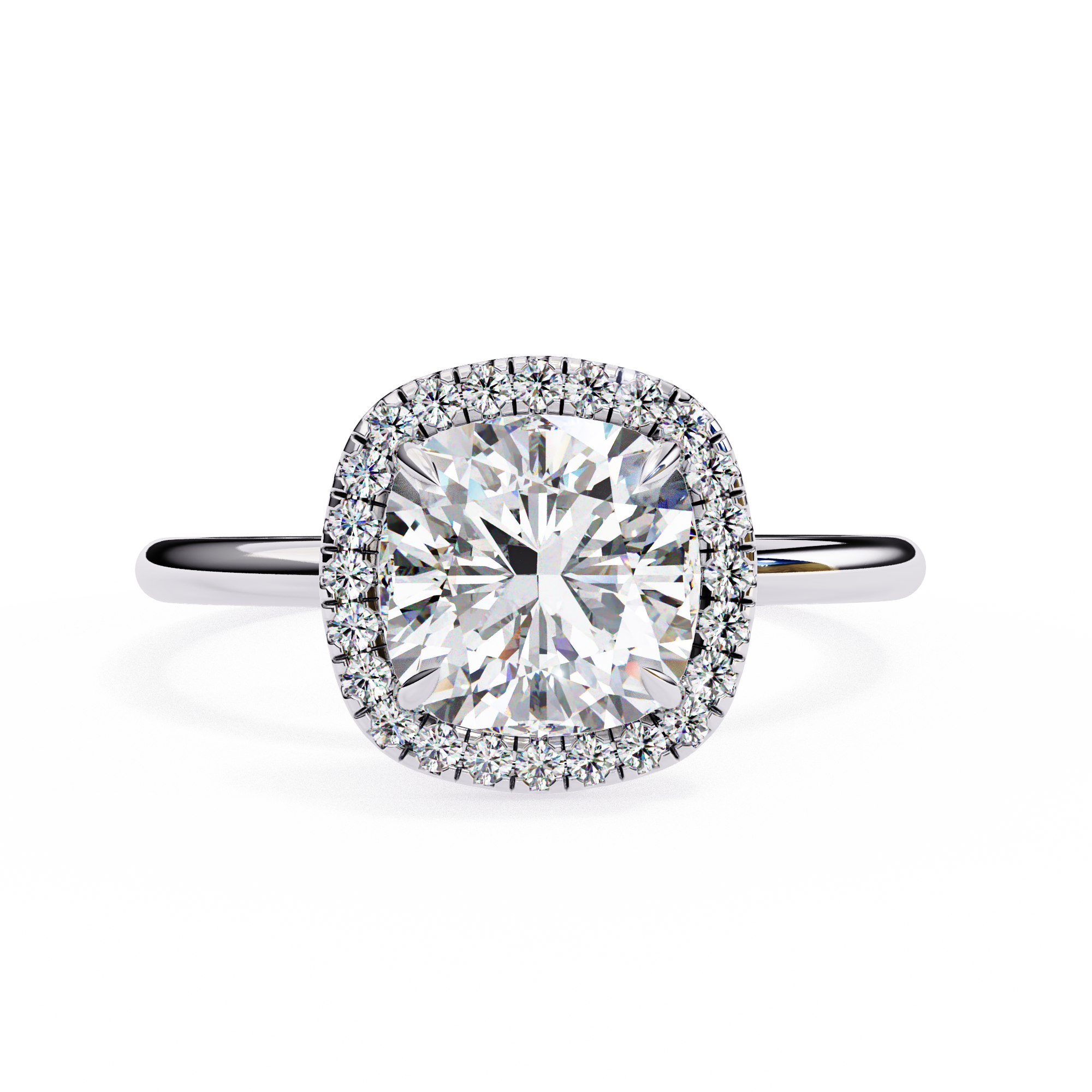 Poppy Halo Ring