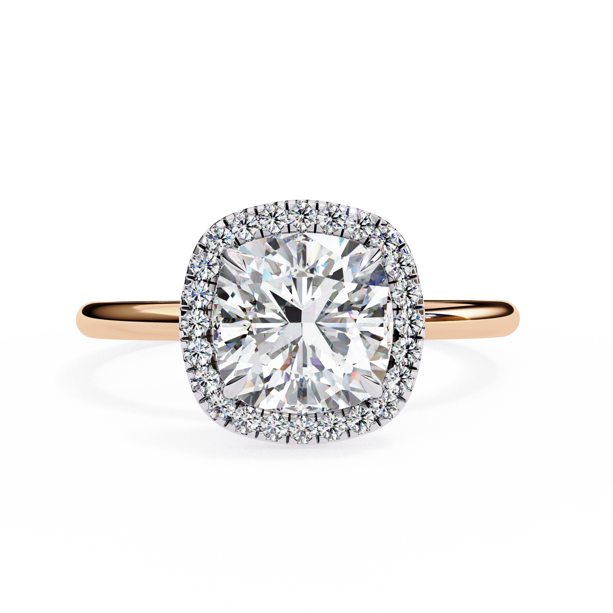 Poppy Halo Ring