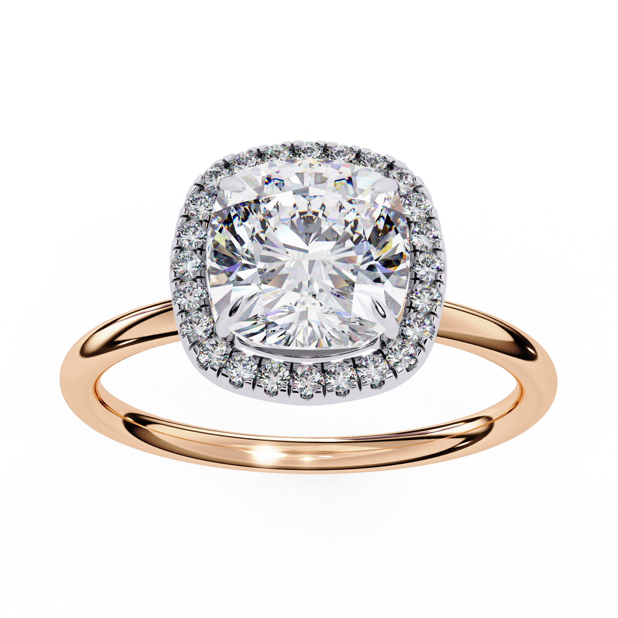 Poppy Halo Ring