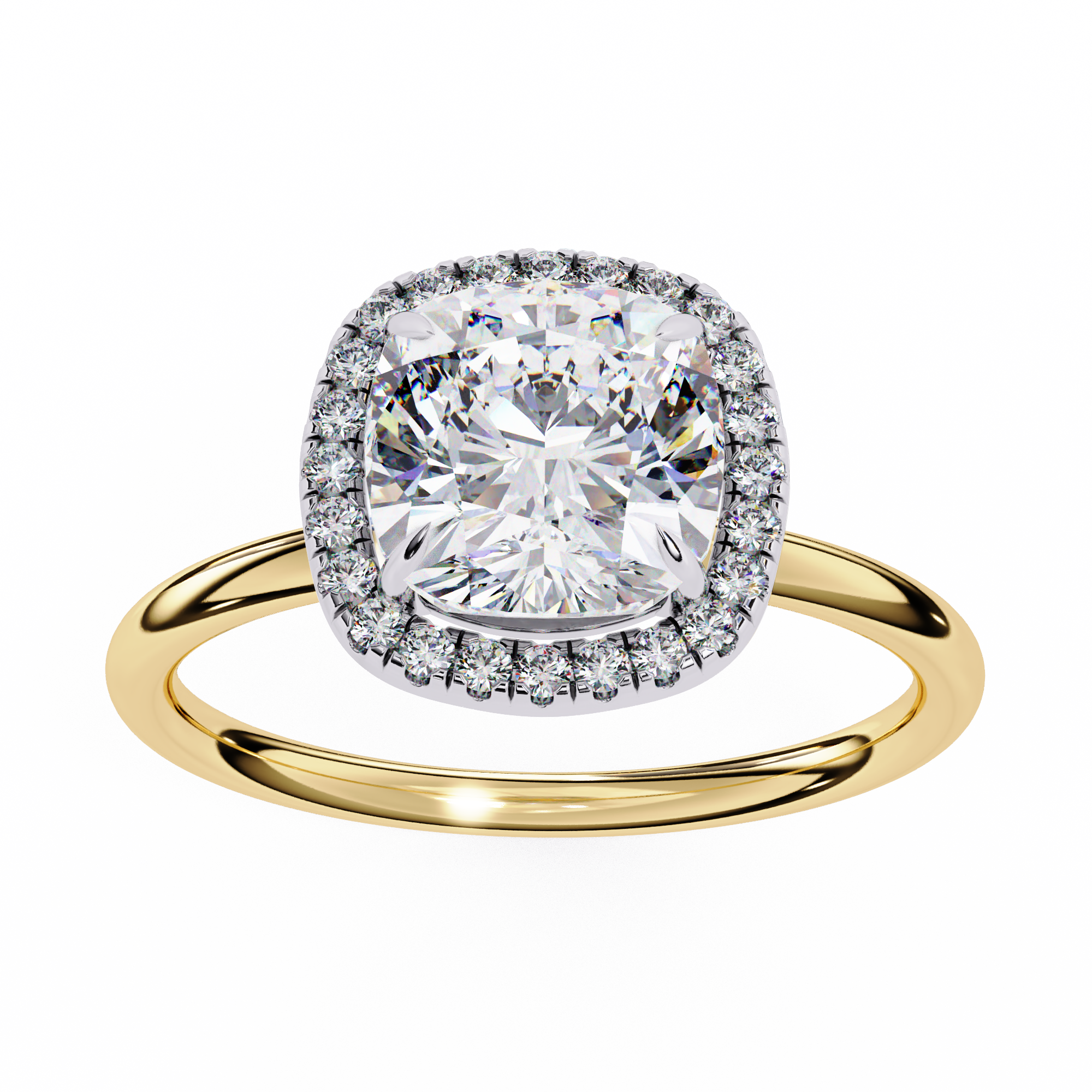 Poppy Halo Ring