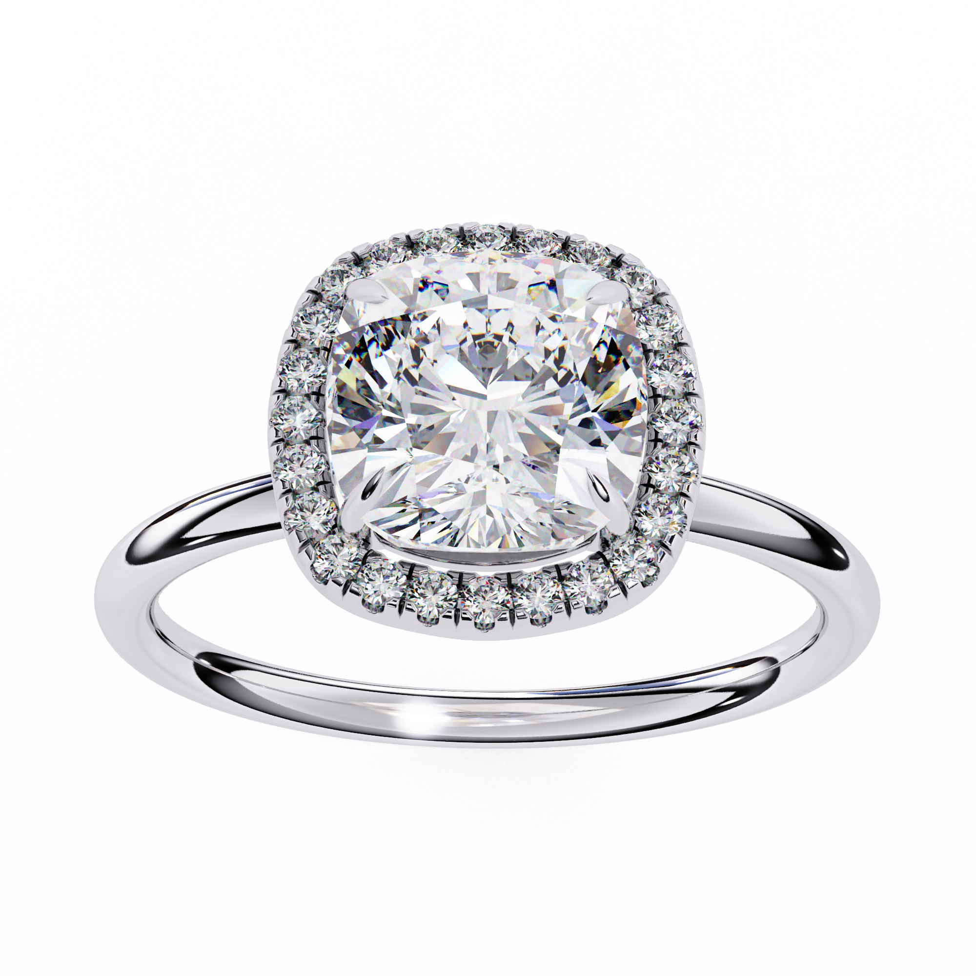 Poppy Halo Ring