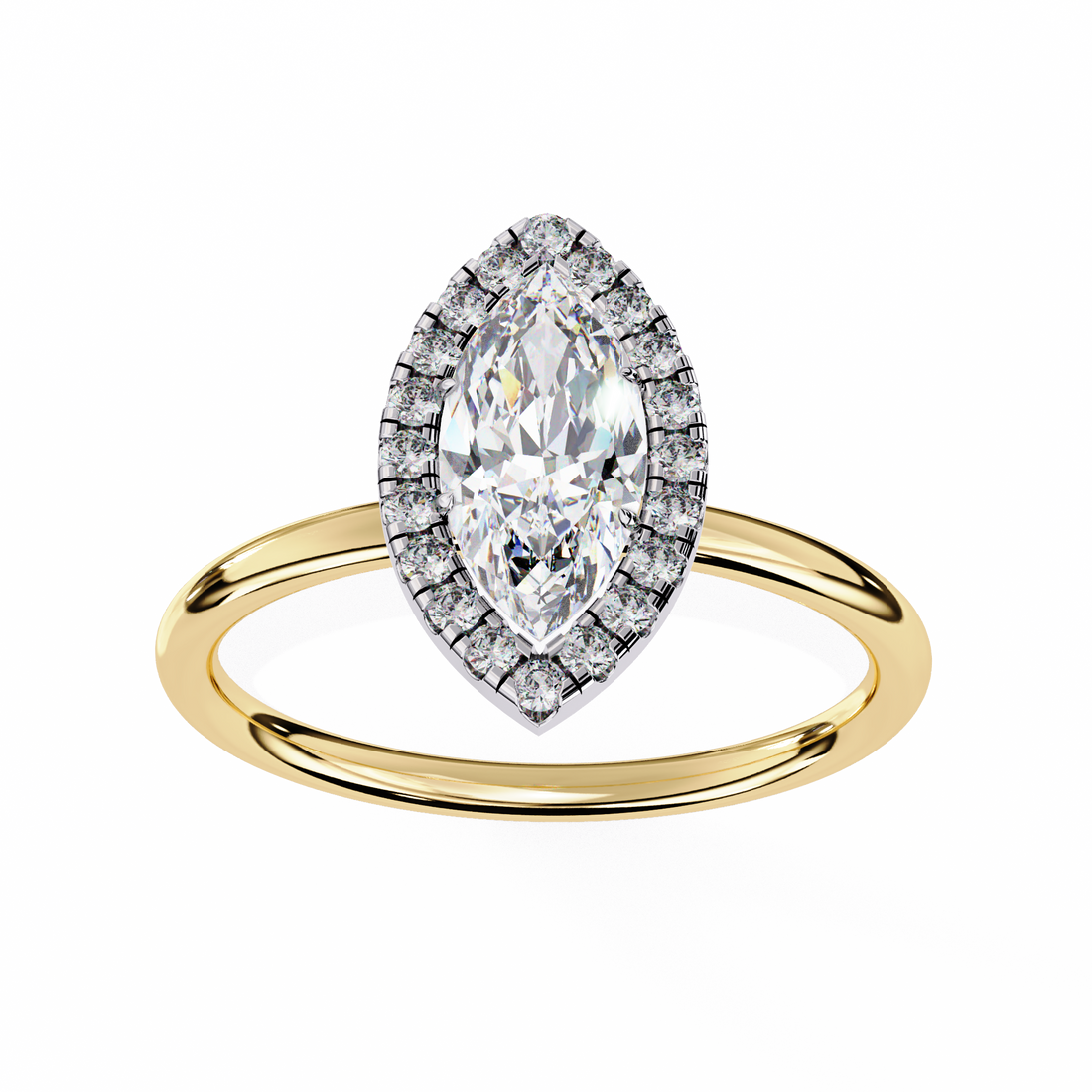 Cassie Halo Ring
